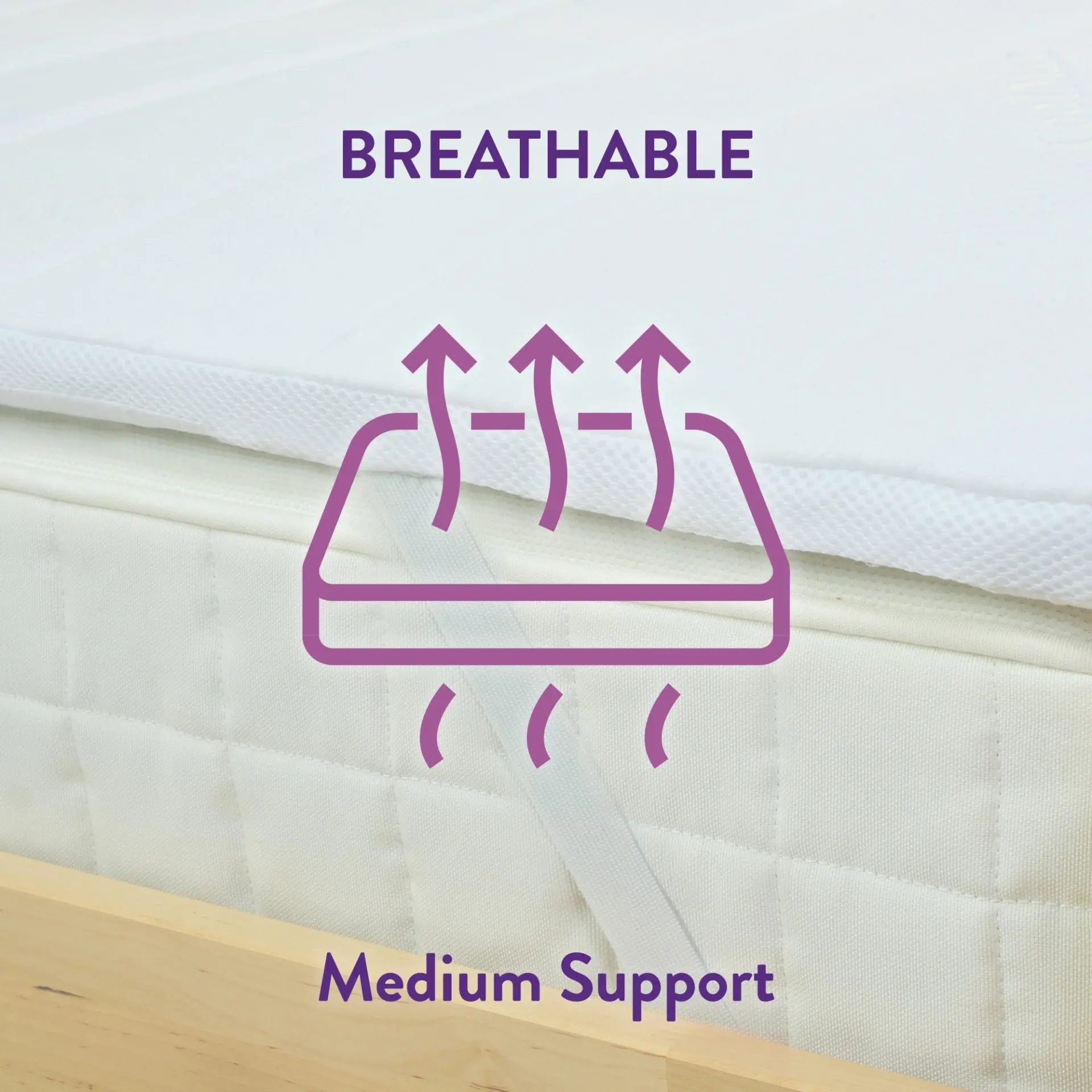 Breathable Airstream Mattress Topper Slumberdown