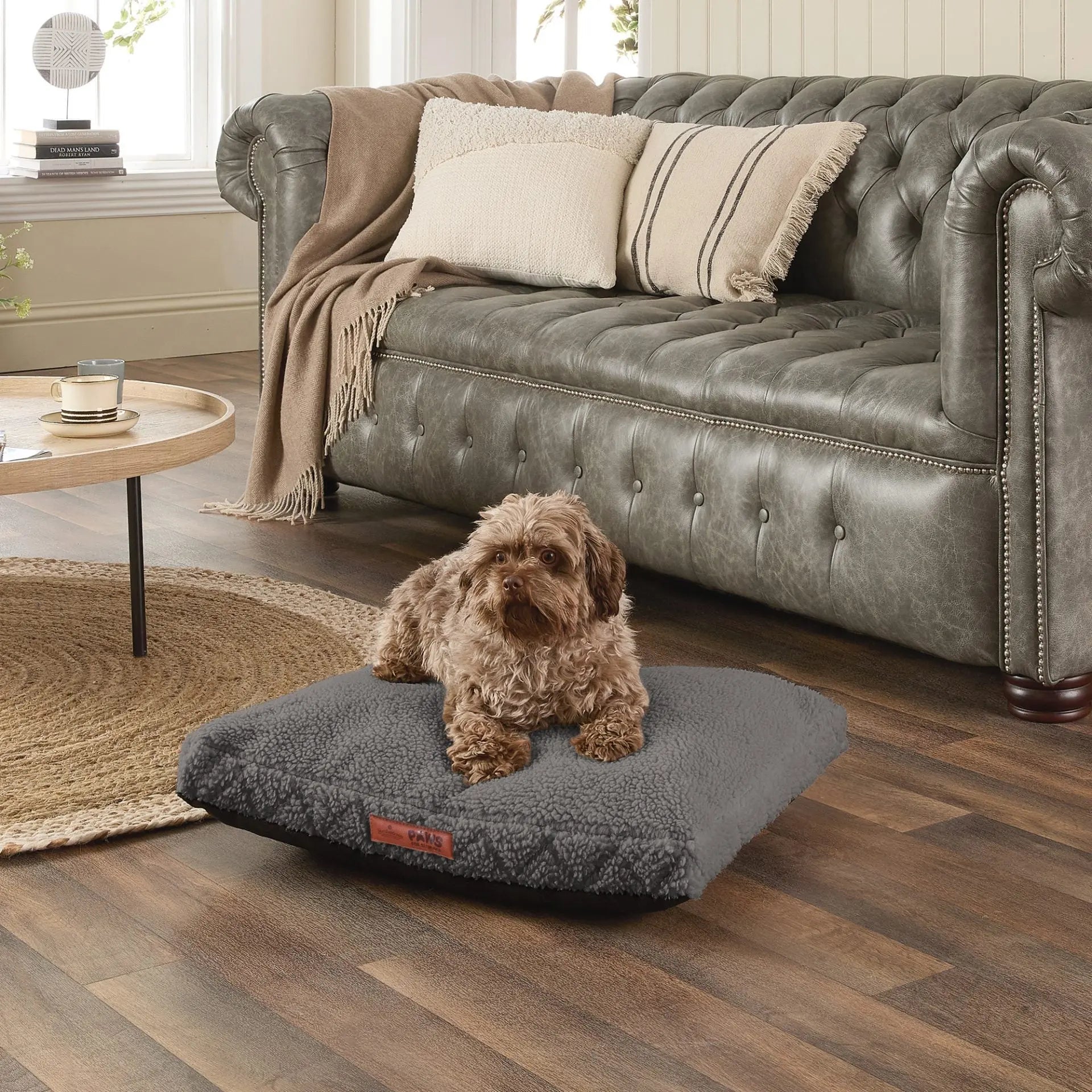 Paws for Slumber Sherpa Fleece Pet Bed Slumberdown