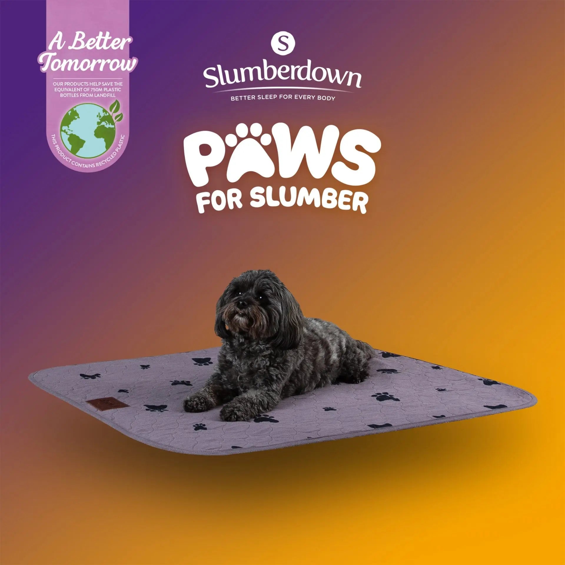 Paws for Slumber Multipurpose Waterproof Mats (2-pack) Slumberdown
