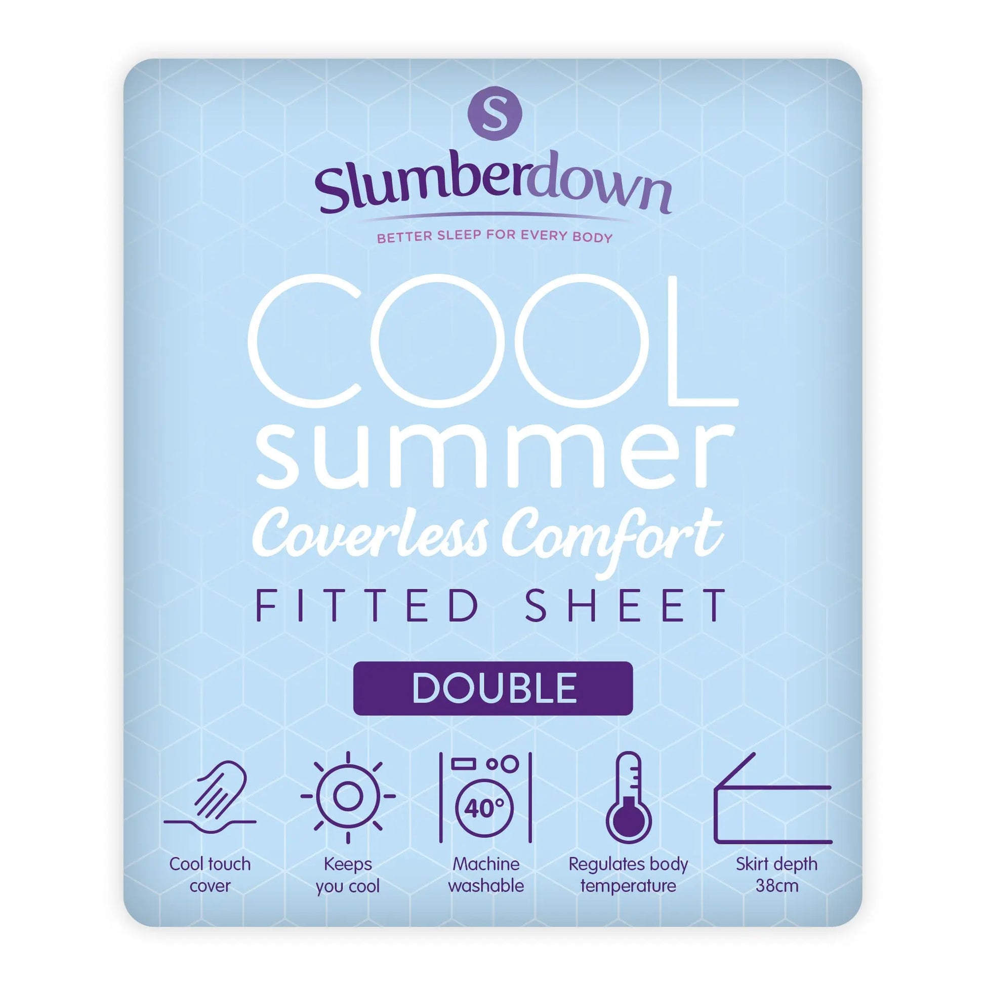 Cool Summer Cooling Fitted Sheet - Slumberdown