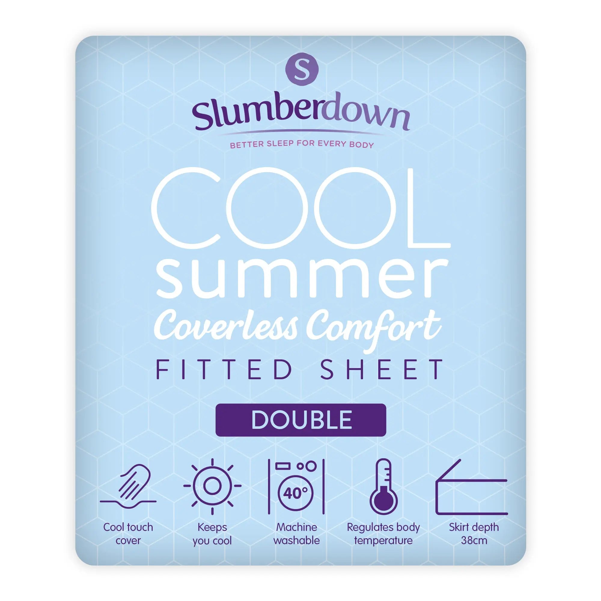 Cool Summer Cooling Fitted Sheet - Slumberdown