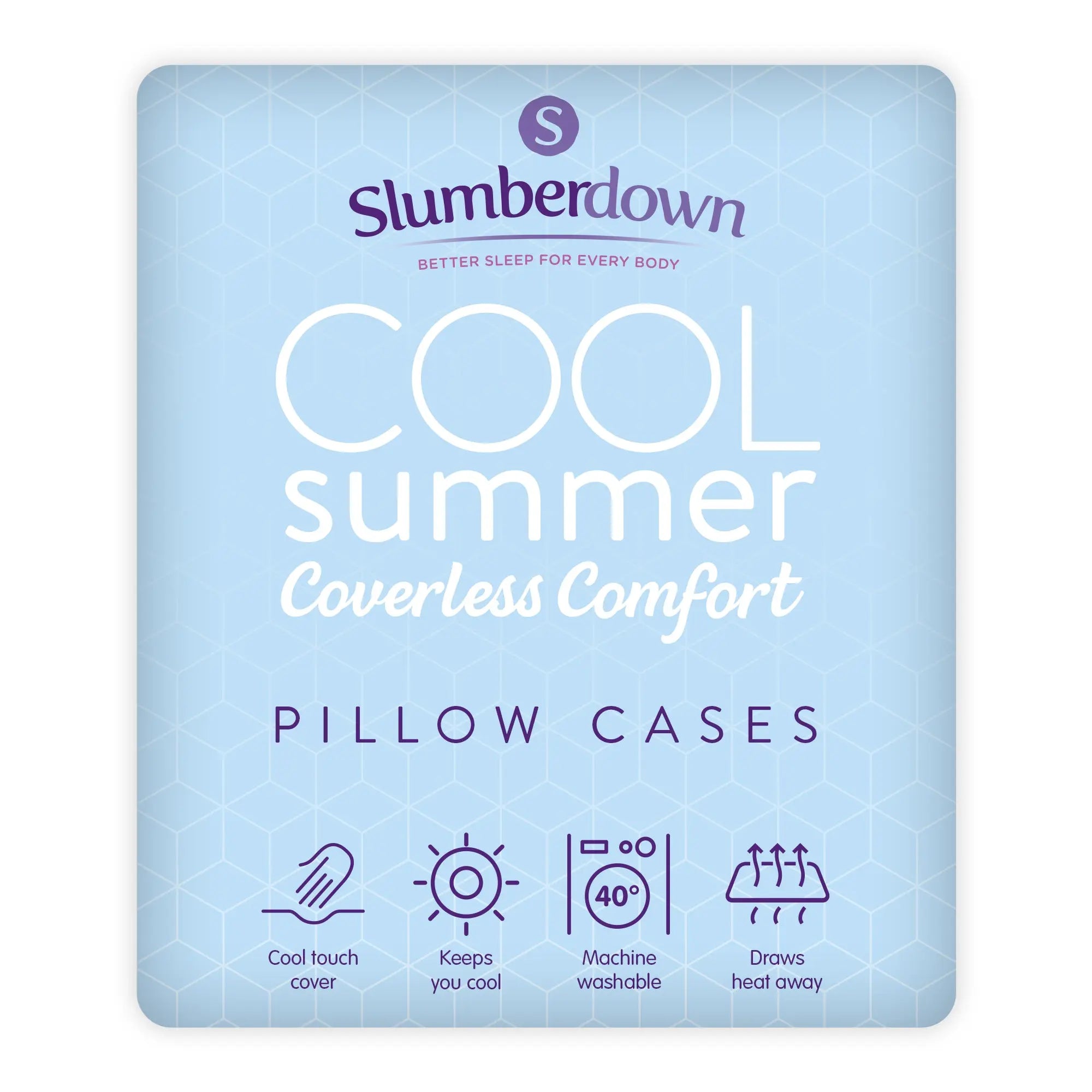 Cool Summer Cooling Pillowcase - Slumberdown