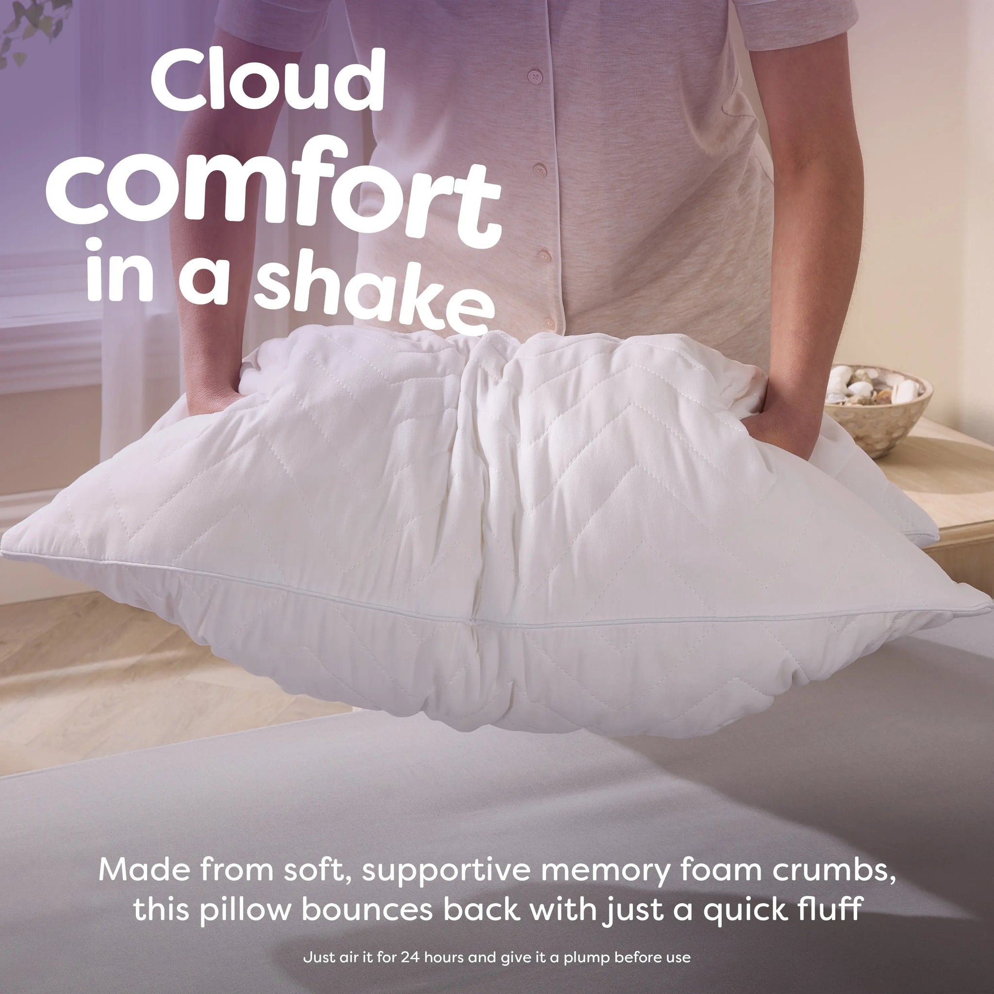 Memory cloud - Shredded Memory Foam Pillows Slumberdown