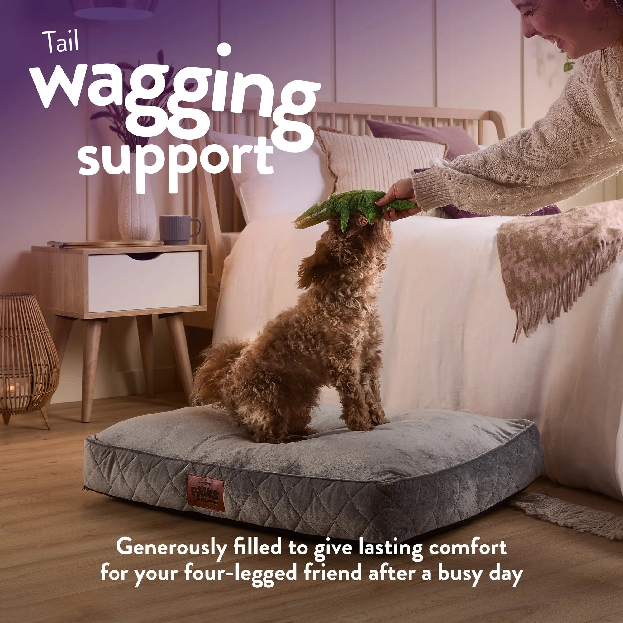 Paws for Slumber Luxury Pet Bed Slumberdown