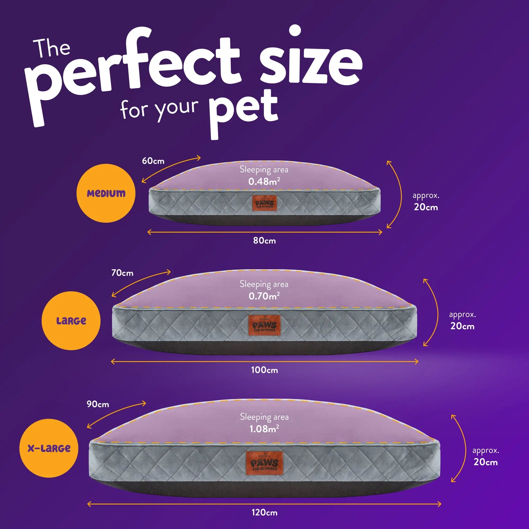 Paws for Slumber Luxury Pet Bed Slumberdown