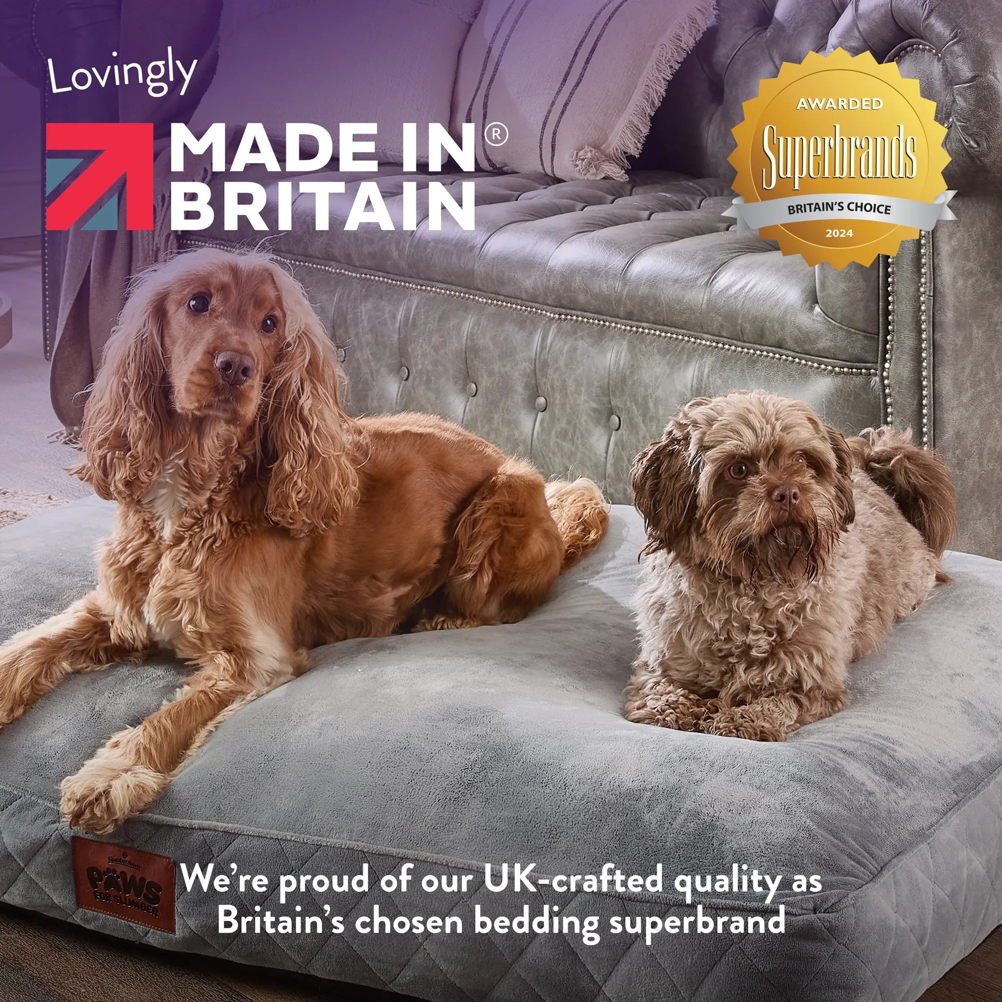 Paws for Slumber Luxury Pet Bed Slumberdown