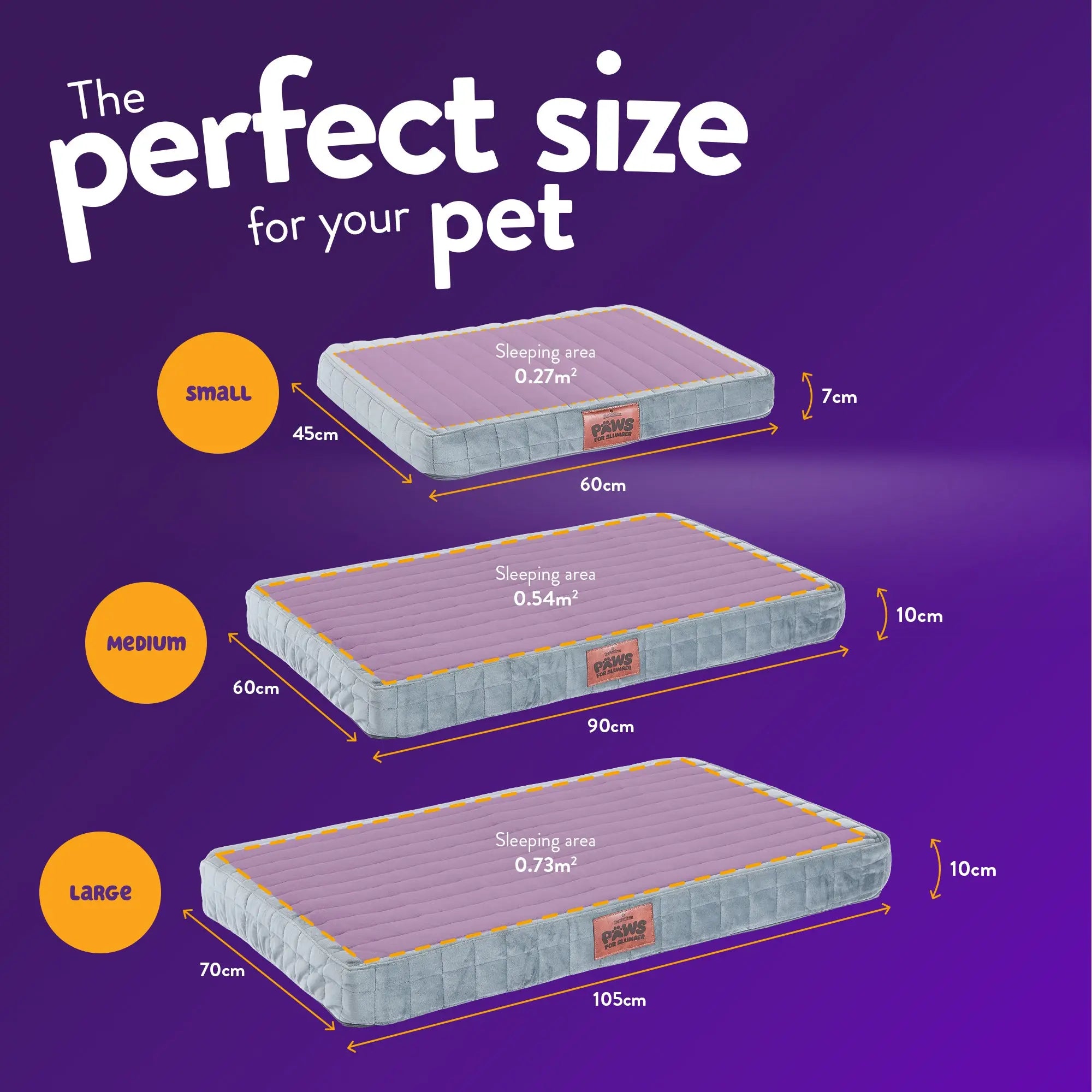 Paws For Slumber Orthopaedic Pet Bed Slumberdown