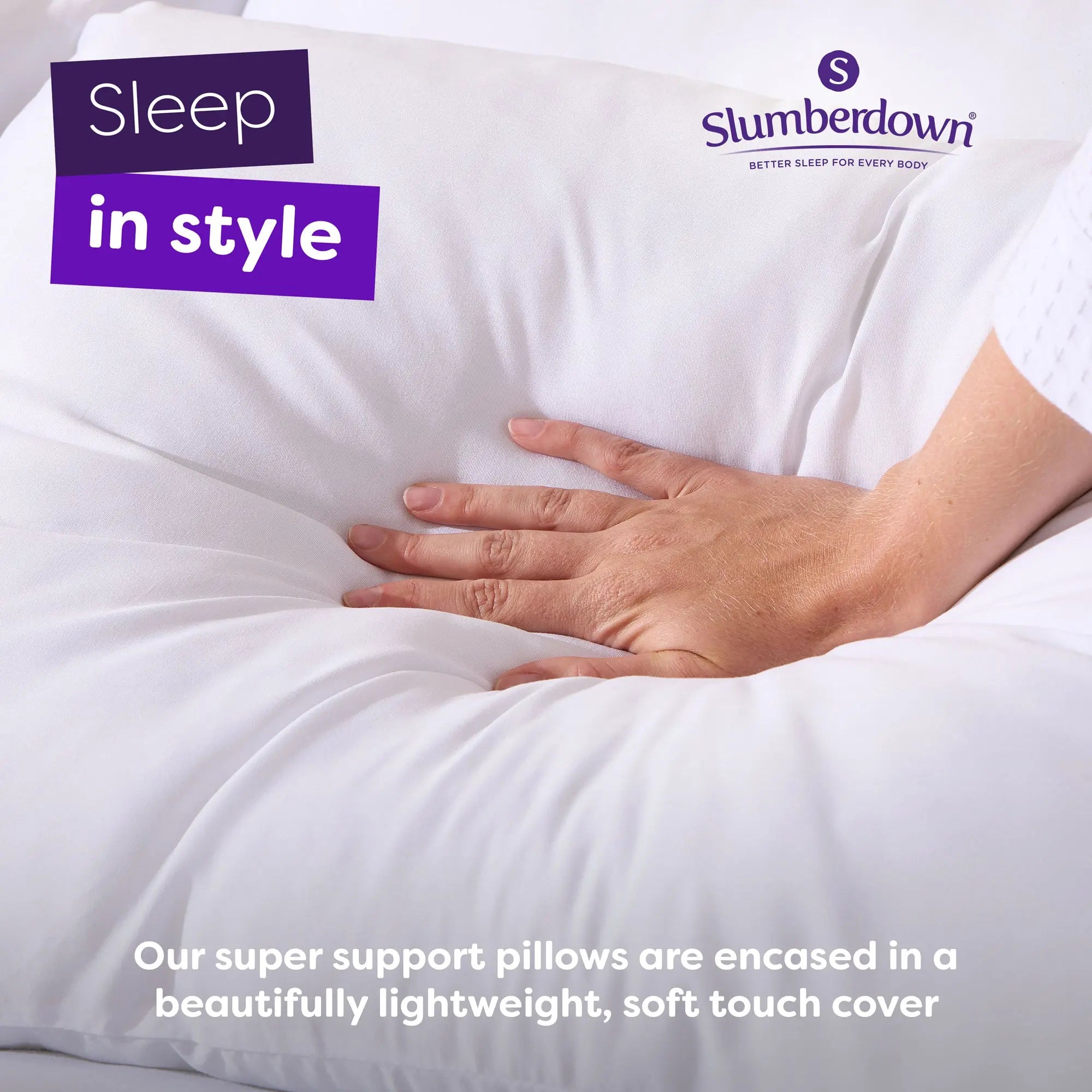 Feels like Down Super Support Pillow Slumberdown
