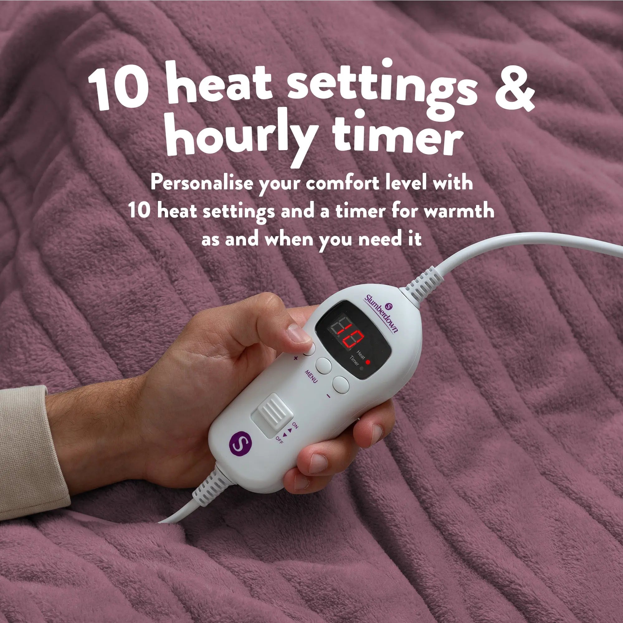 Comfy Hugs Heated Throw Slumberdown