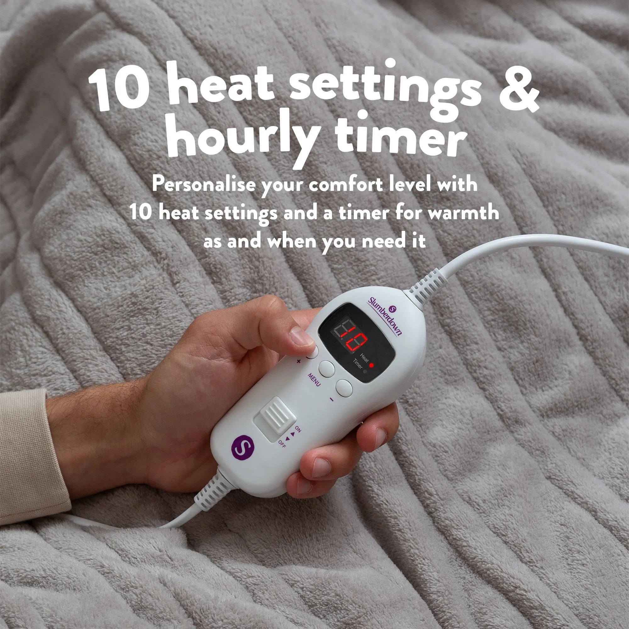 Comfy Hugs Heated Throw Slumberdown