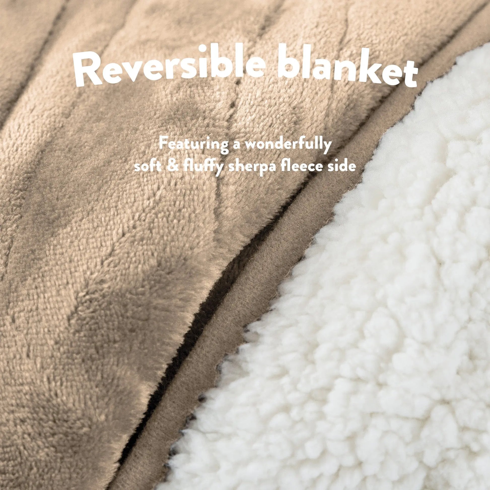 Cosy & Snug Sherpa Fleece Heated Throw - Slumberdown
