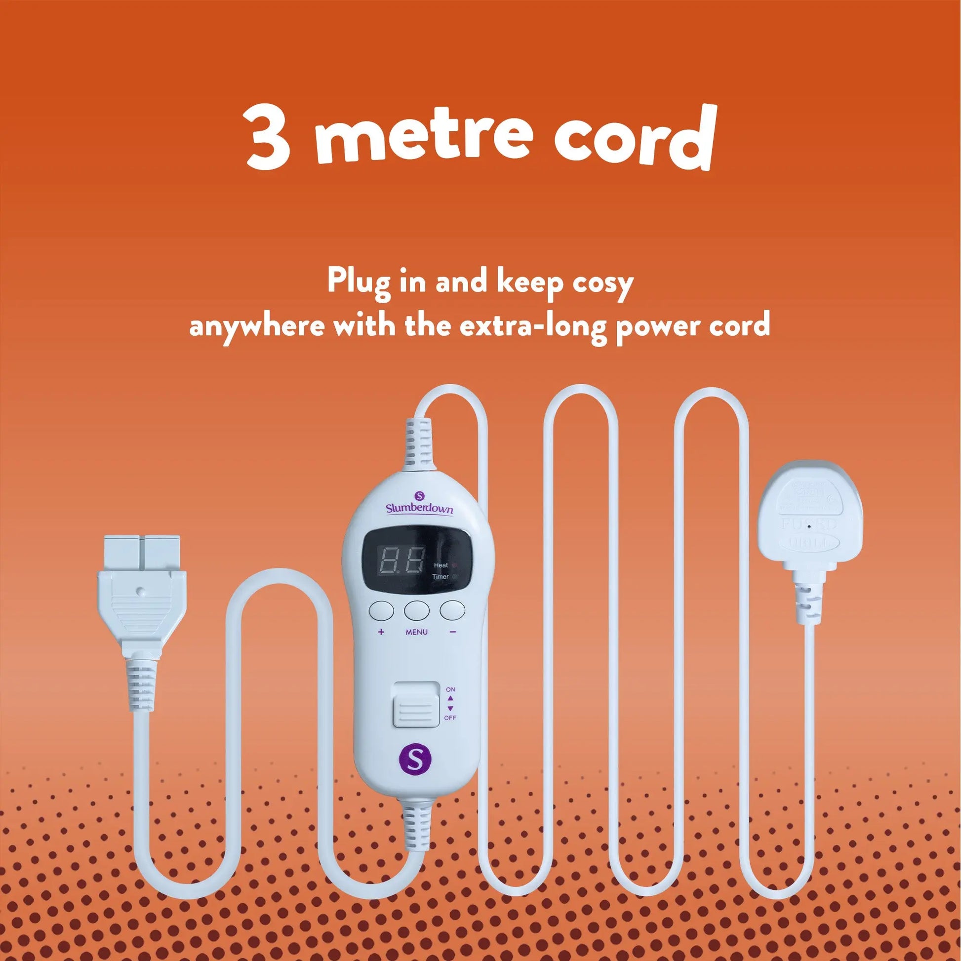 Cosy & Snug Sherpa Fleece Heated Throw - Slumberdown