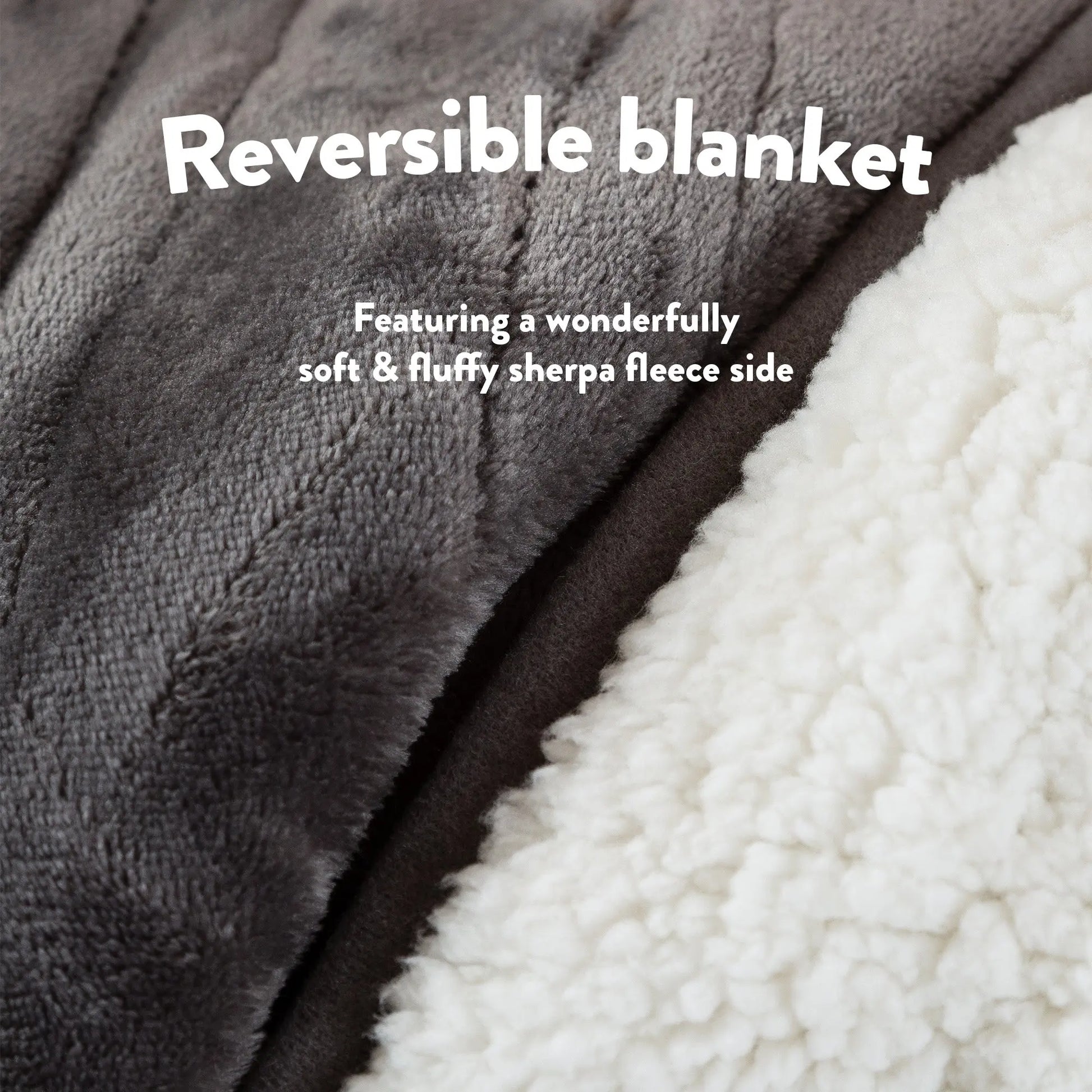 Cosy & Snug Sherpa Fleece Heated Throw - Slumberdown