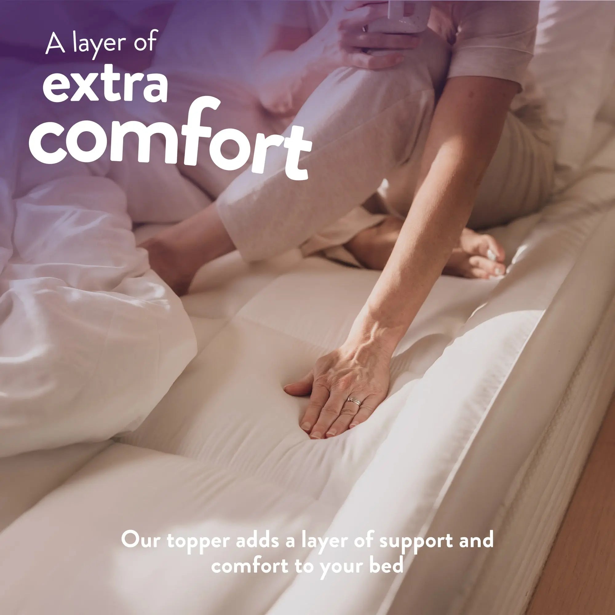 Sleep Soundly 10cm Extra Deep Mattress Topper Slumberdown