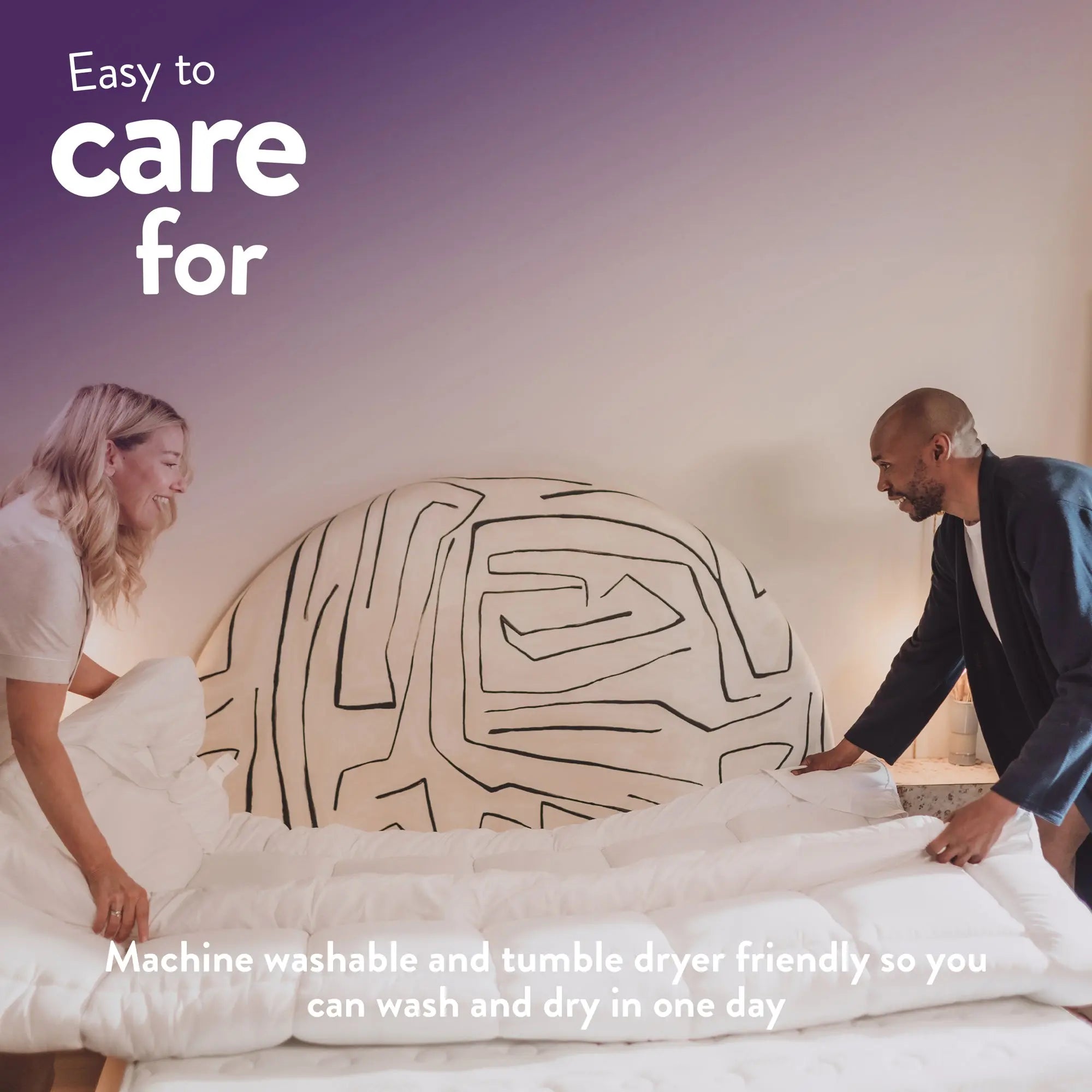Sleep Soundly 10cm Extra Deep Mattress Topper Slumberdown