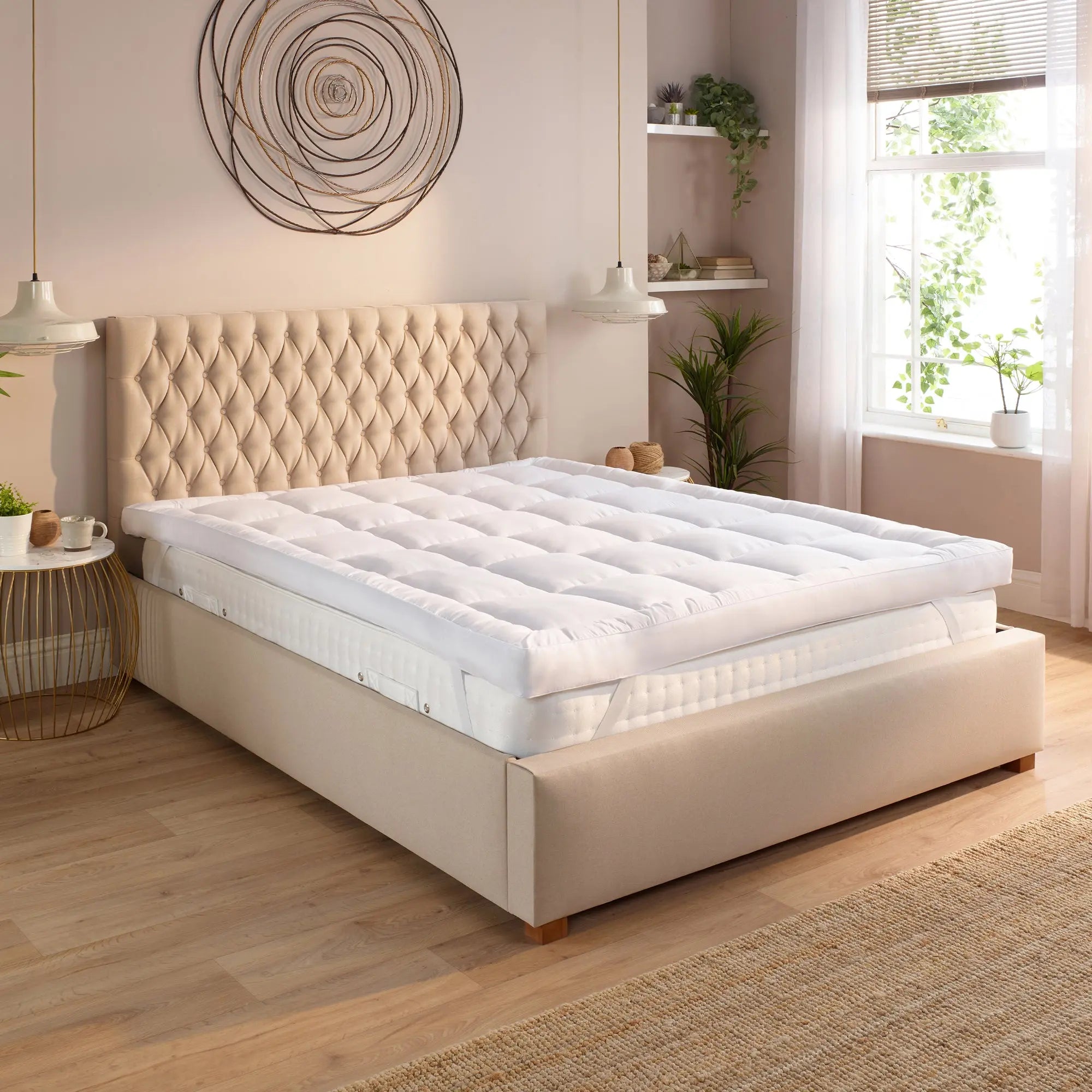 Sleep Soundly 10cm Extra Deep Mattress Topper Slumberdown