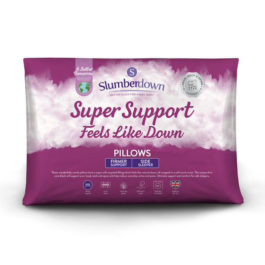 Feels like Down Super Support Pillow - Slumberdown