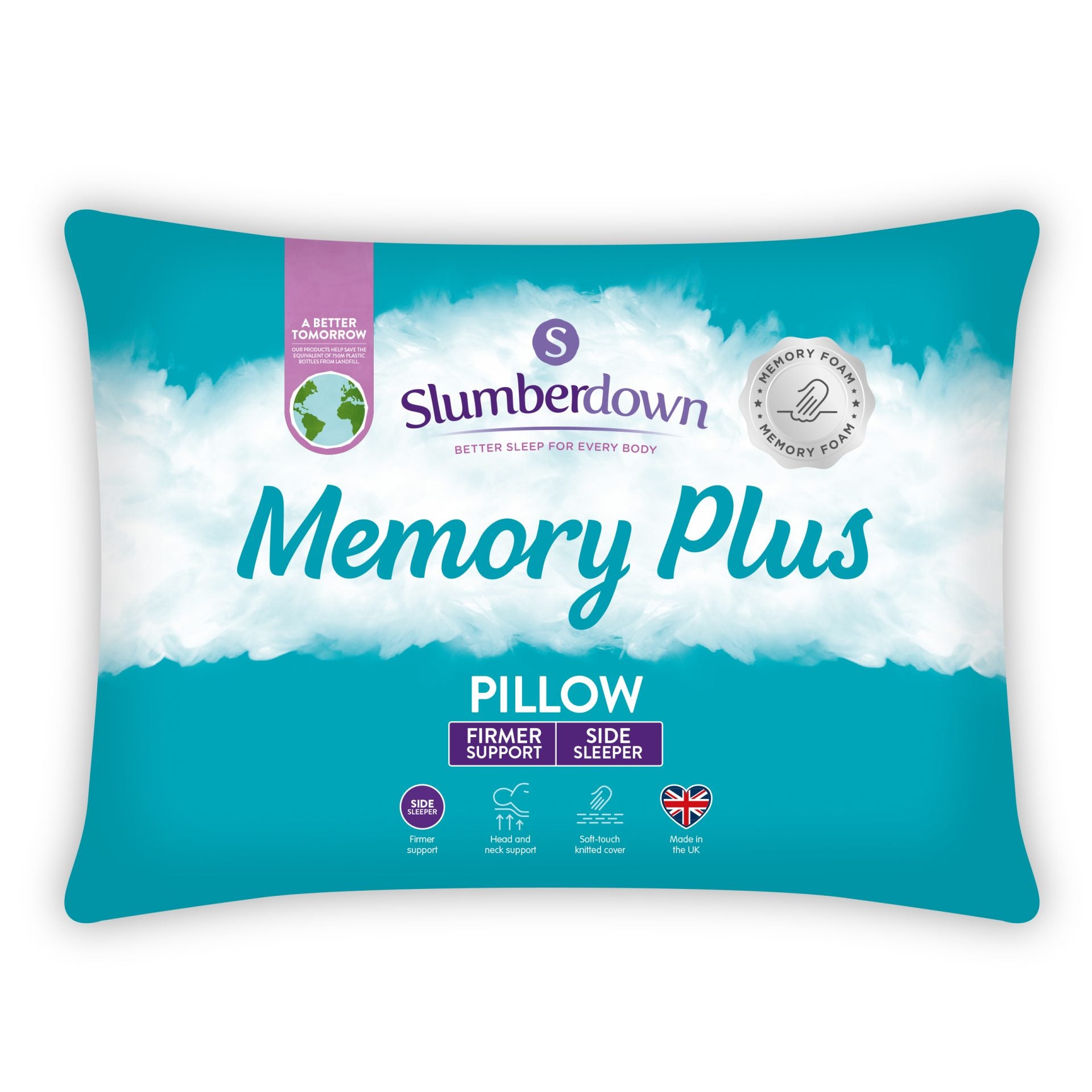 Memory Foam Plus Pillow Slumberdown