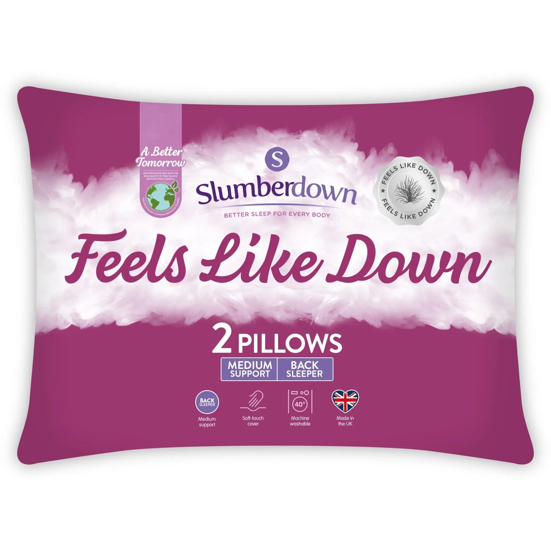 Feels Like Down Pillow Slumberdown