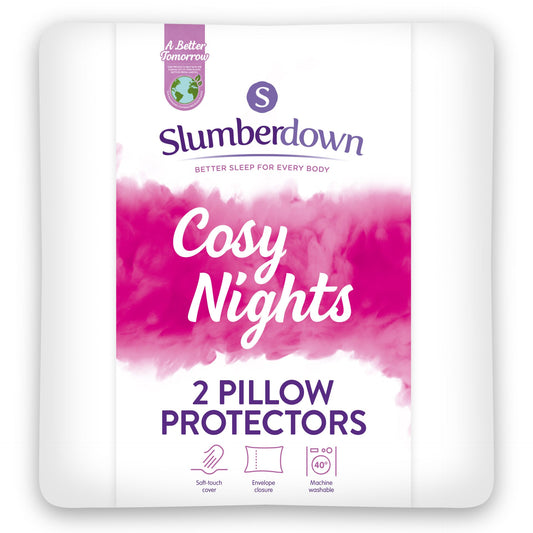 Cosy Nights Pillow Protector 2 Pack Slumberdown