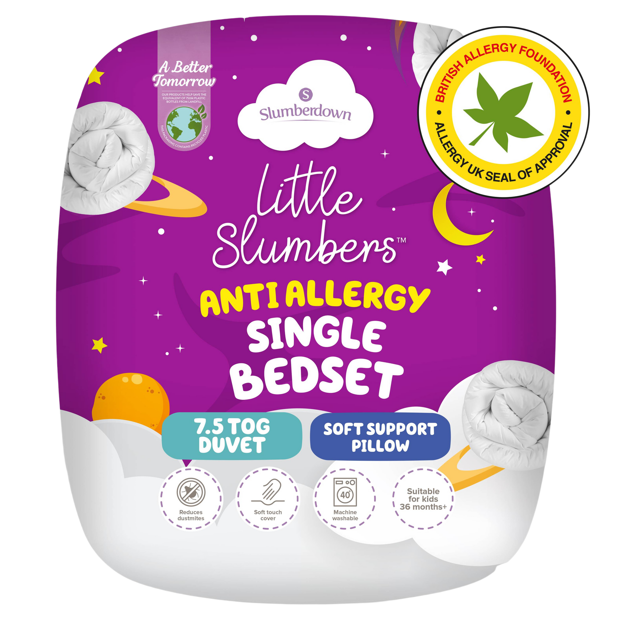 Little Slumbers Anti Allergy Kids Bedset