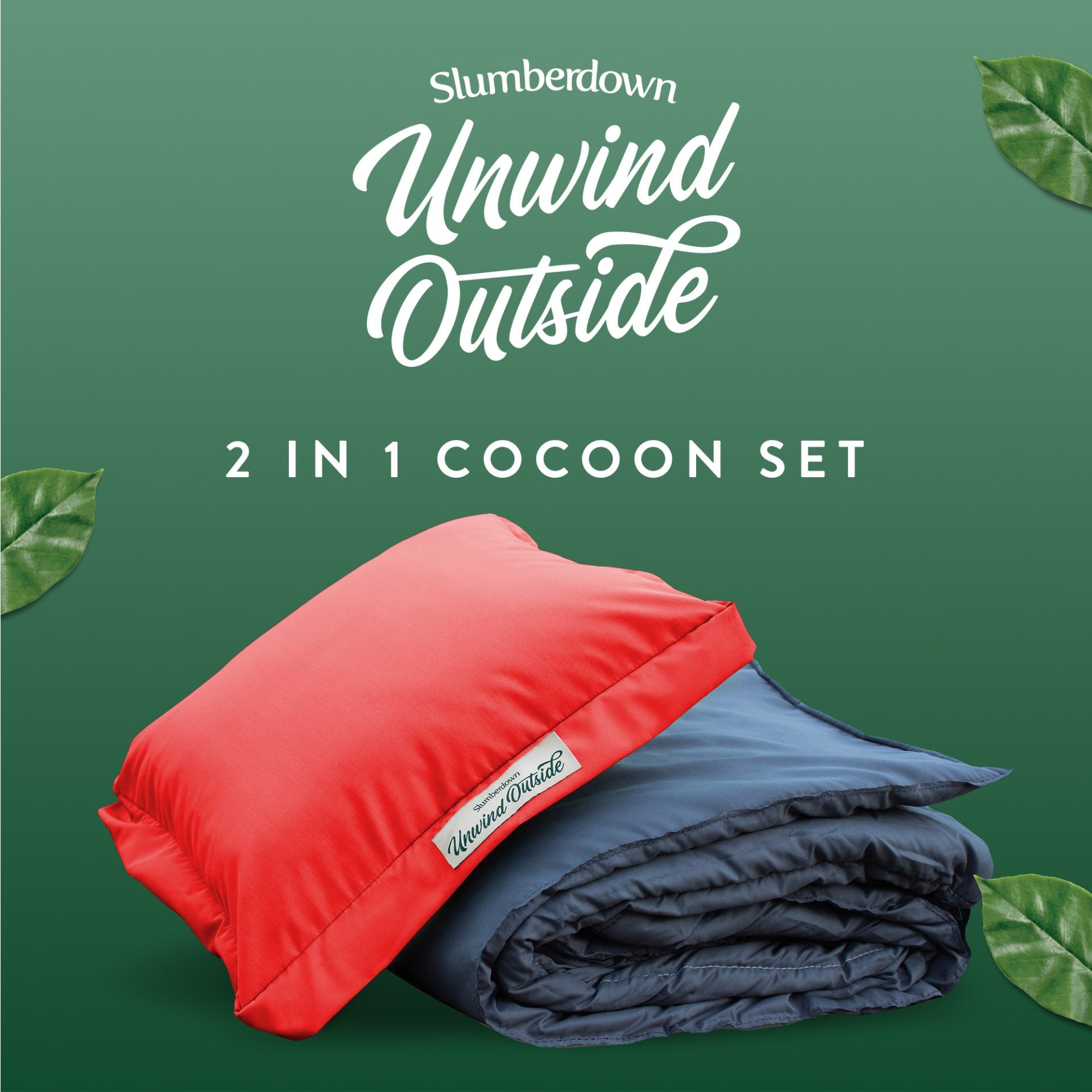 Unwind Outside 2-In-1 Waterproof Cocoon Set