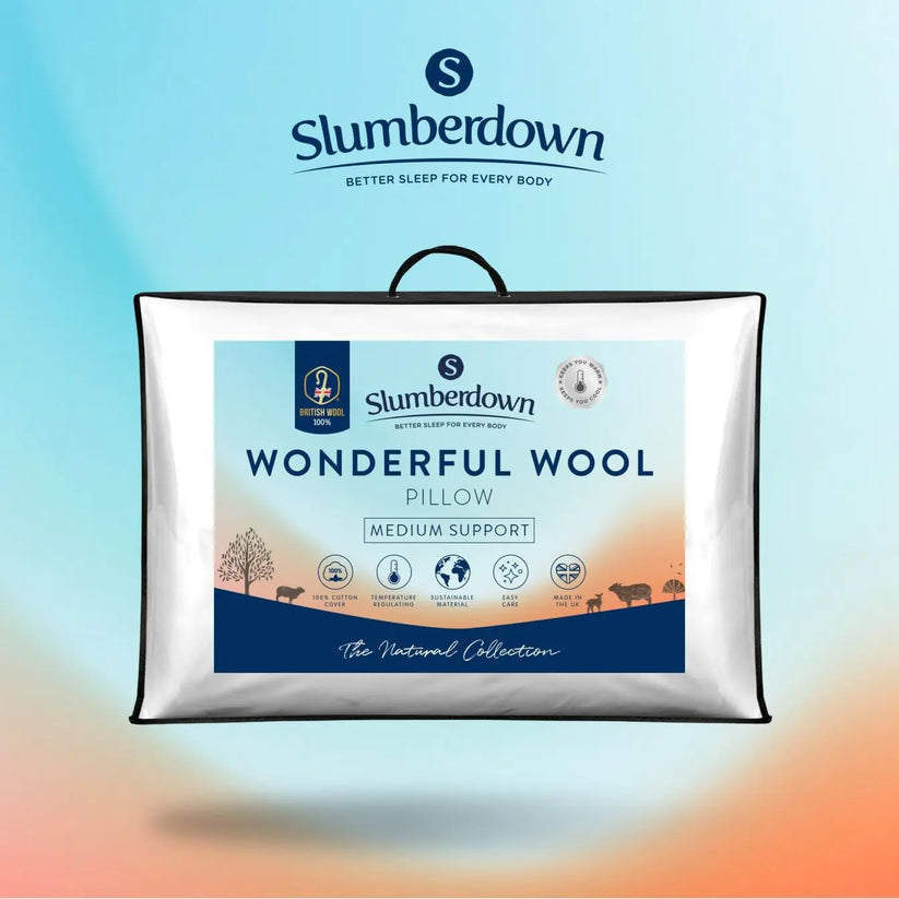 Wonderful Wool Medium/Firm Pillow - Slumberdown