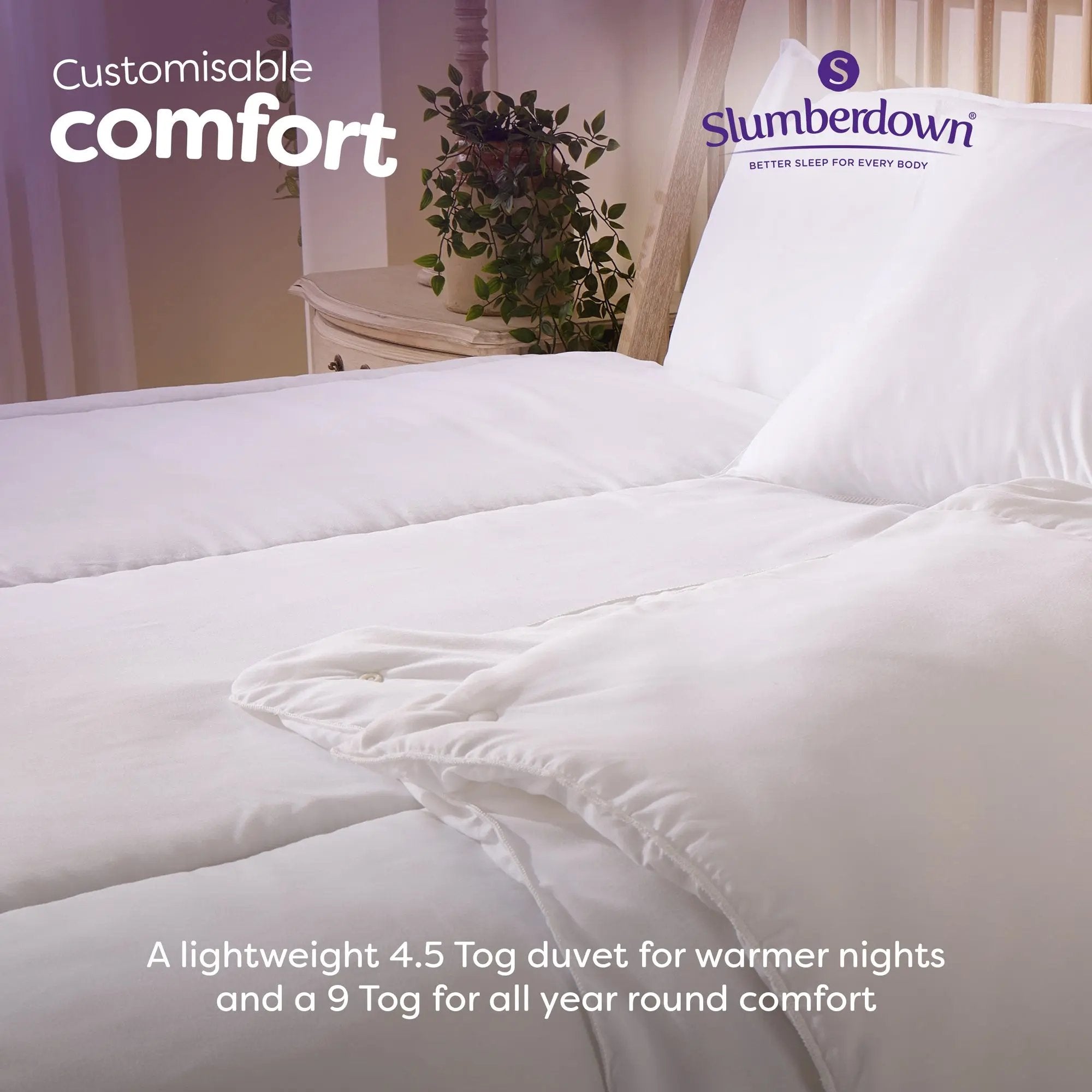 All Seasons Combi Duvet, 13.5 Tog Slumberdown