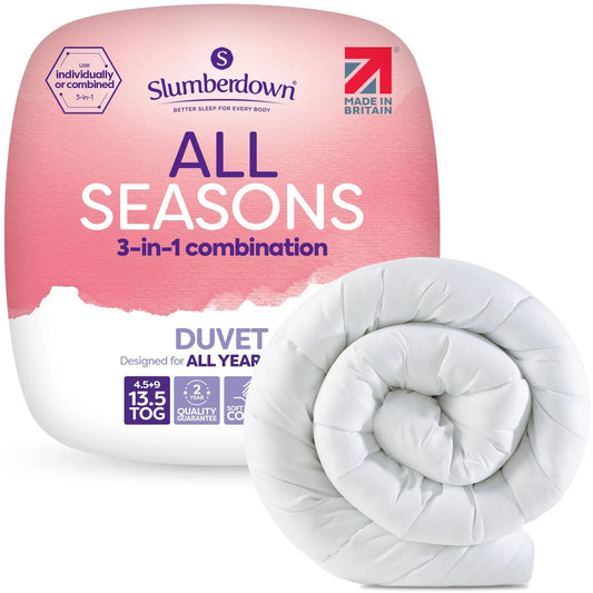 All Seasons Combi Duvet, 13.5 Tog Slumberdown