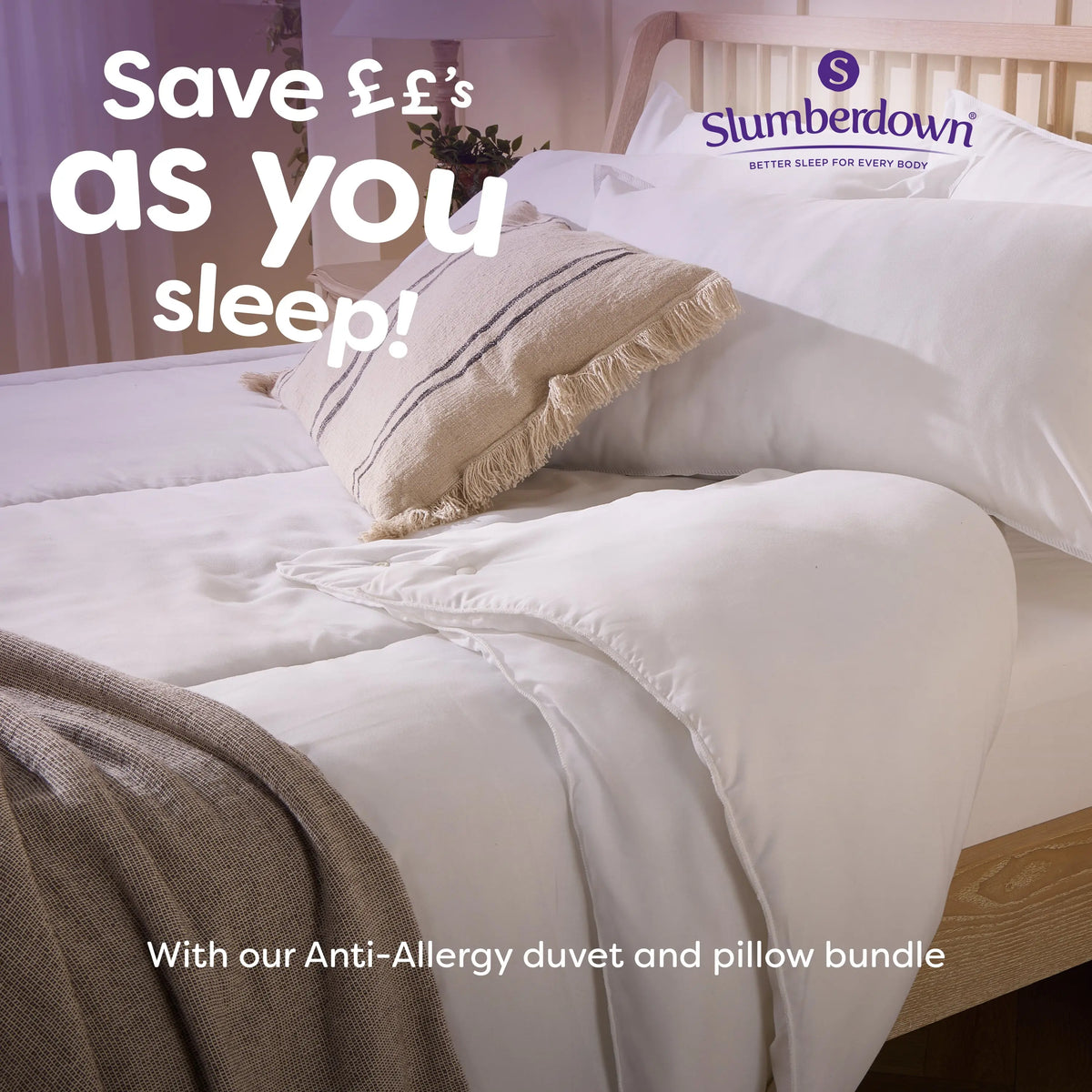 Slumberdown Spring Fresh Anti Allergy Duvet - Slumberdown