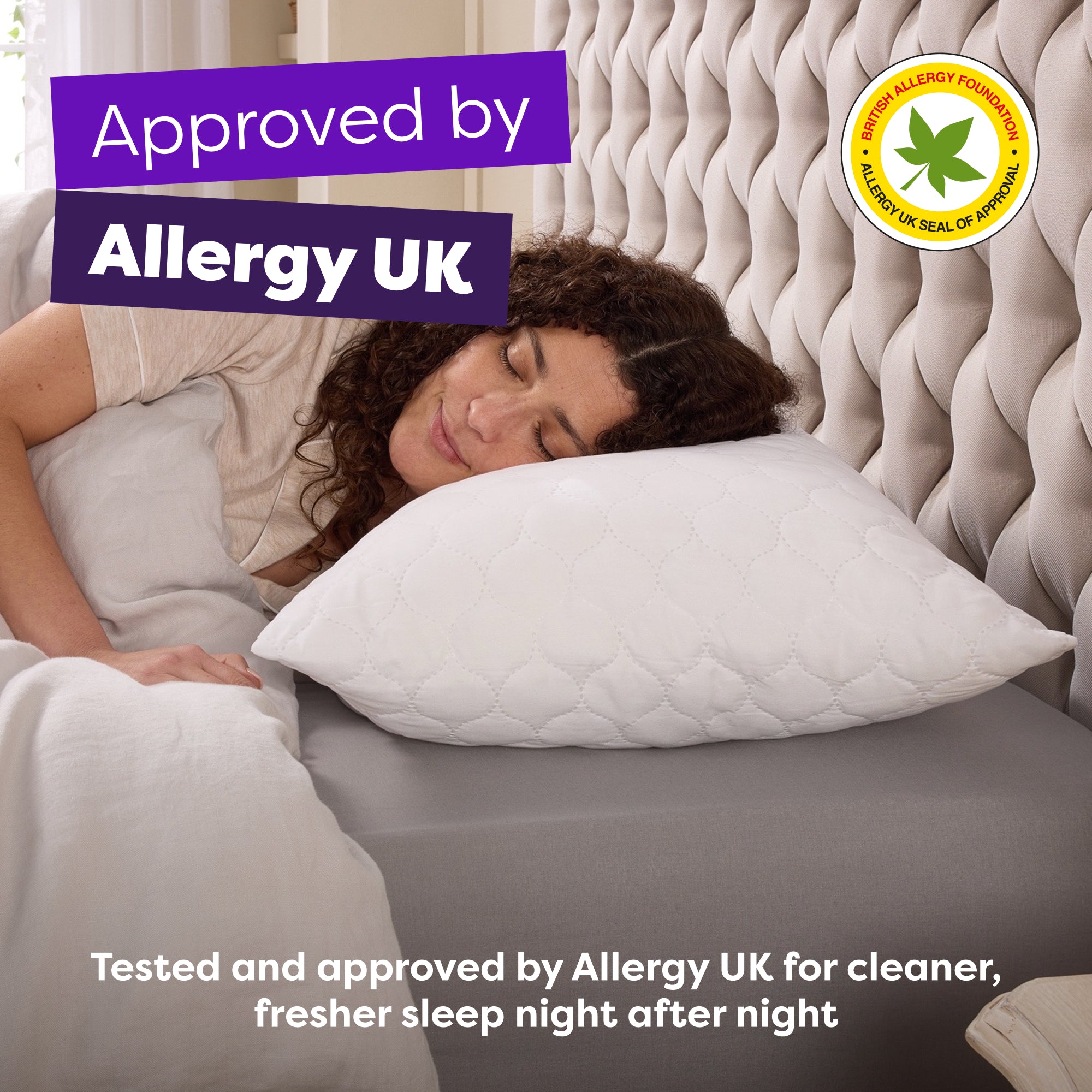 Anti Allergy Protection Pillow Protector 2 Pack