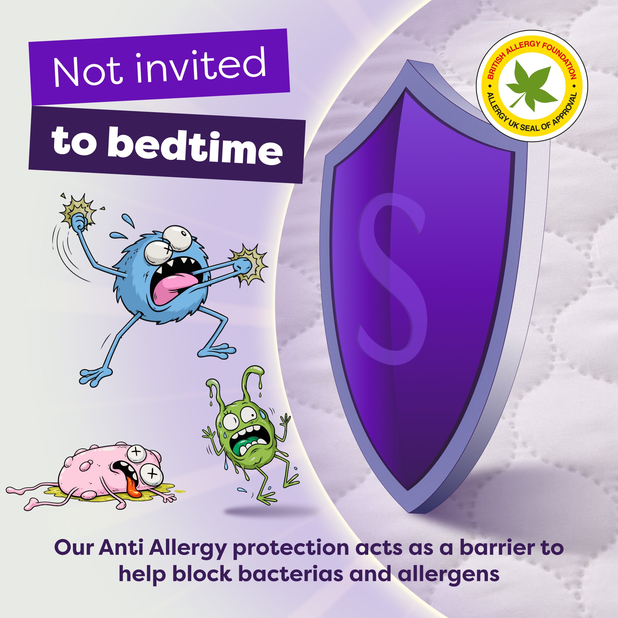 Anti Allergy Protection Pillow Protector 2 Pack