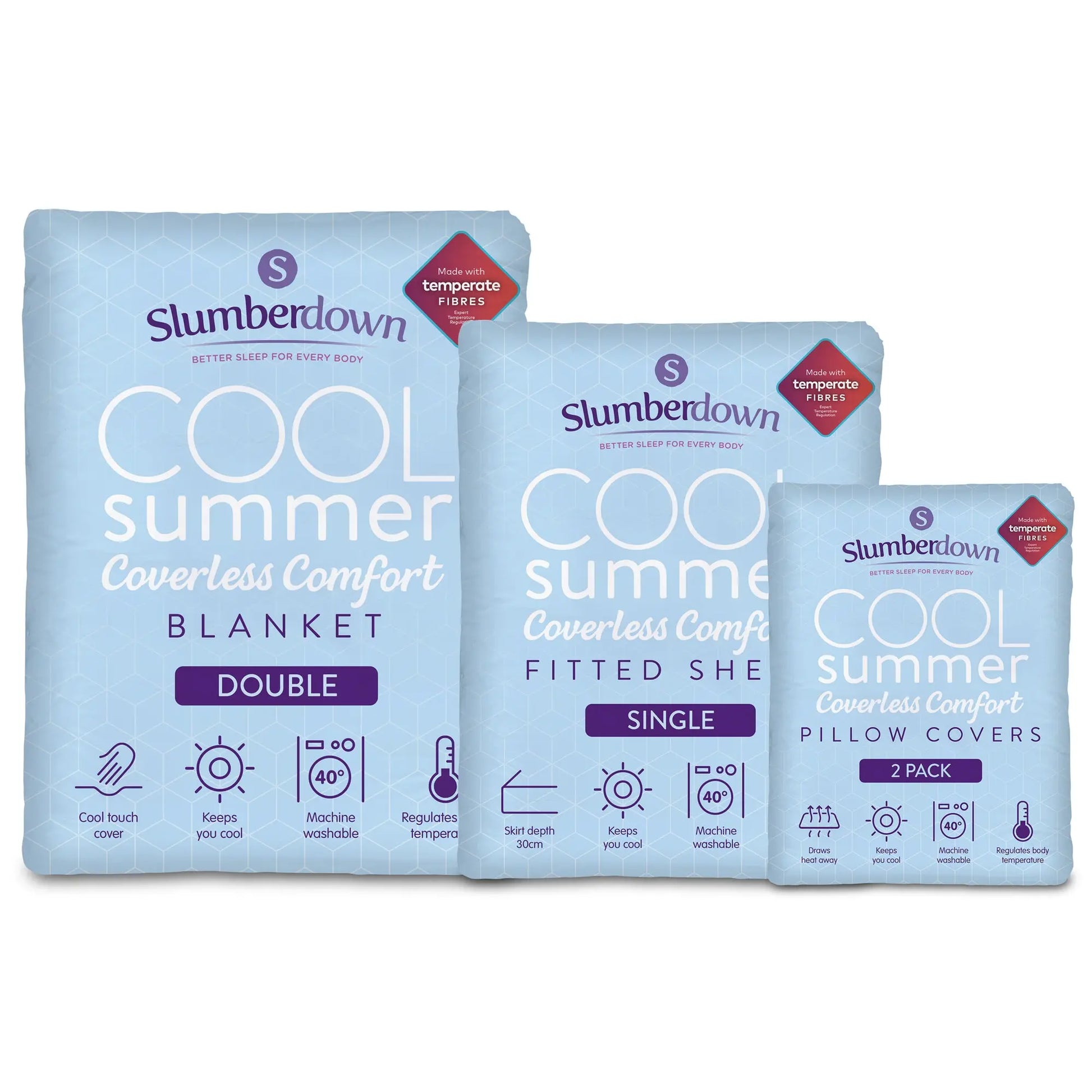 Cool Summer Bedding bundle Slumberdown