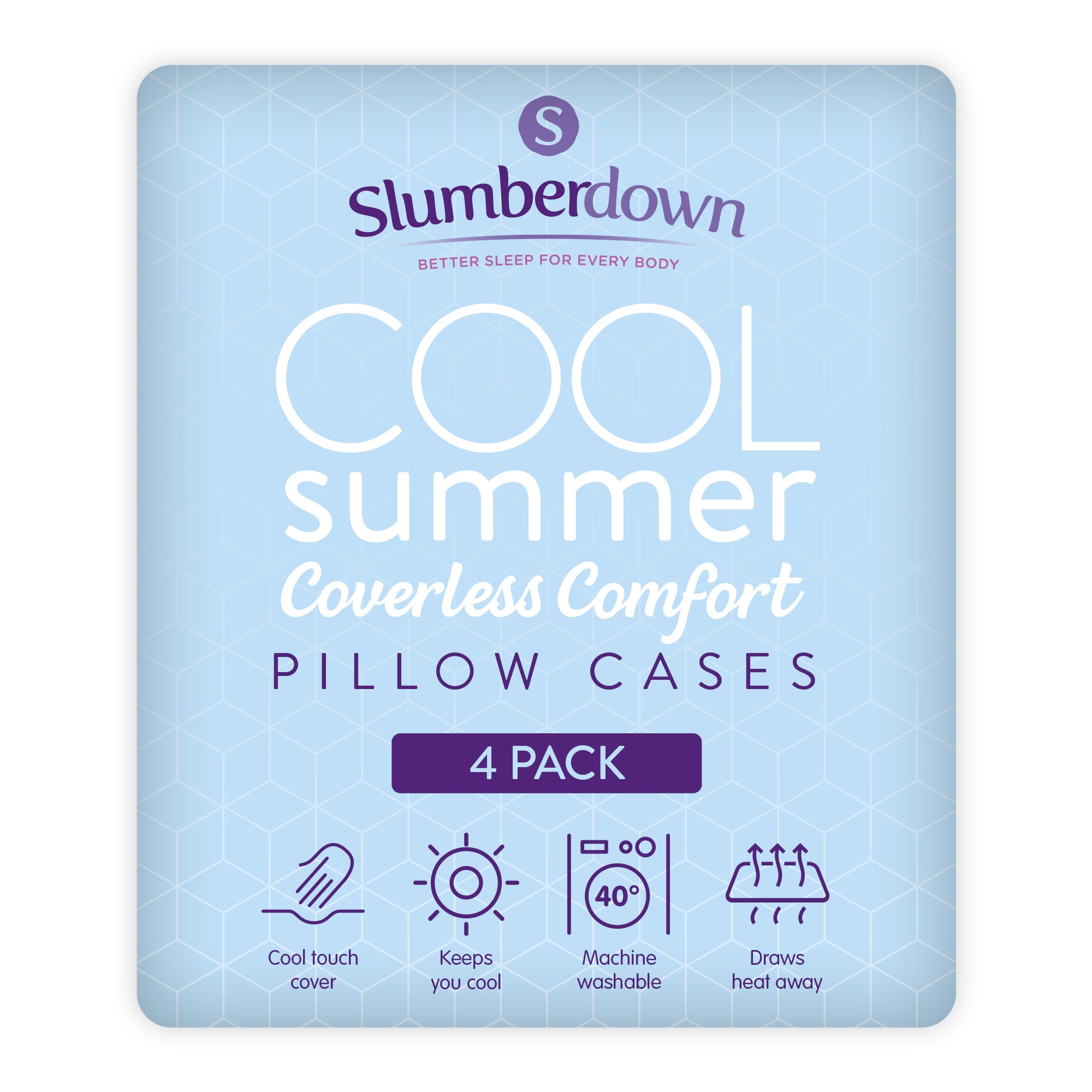 Cool Summer Cooling Pillowcase - Slumberdown