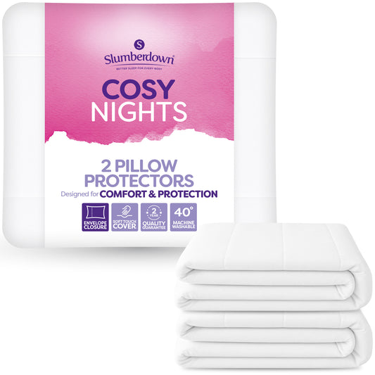 Cosy Nights Pillow Protector 2 Pack