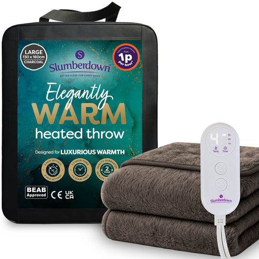 Elegantly Warm Luxury Heated Throw