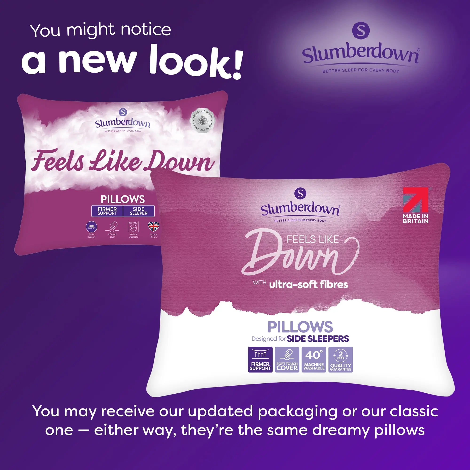 Feels Like Down Pillow Slumberdown