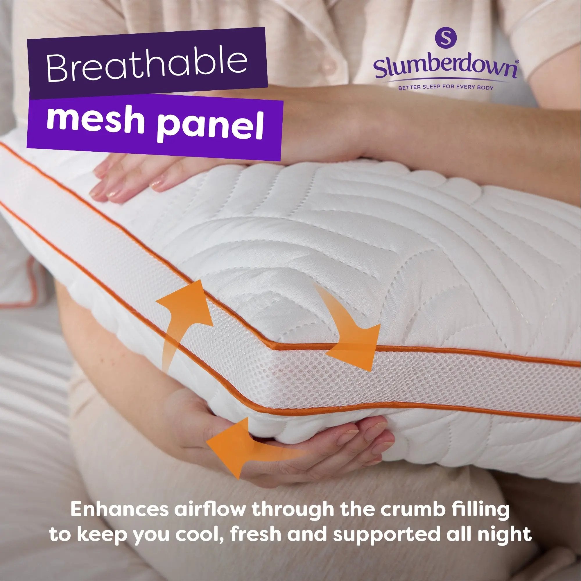 Memory Luxe Pillow - Firm Support Slumberdown