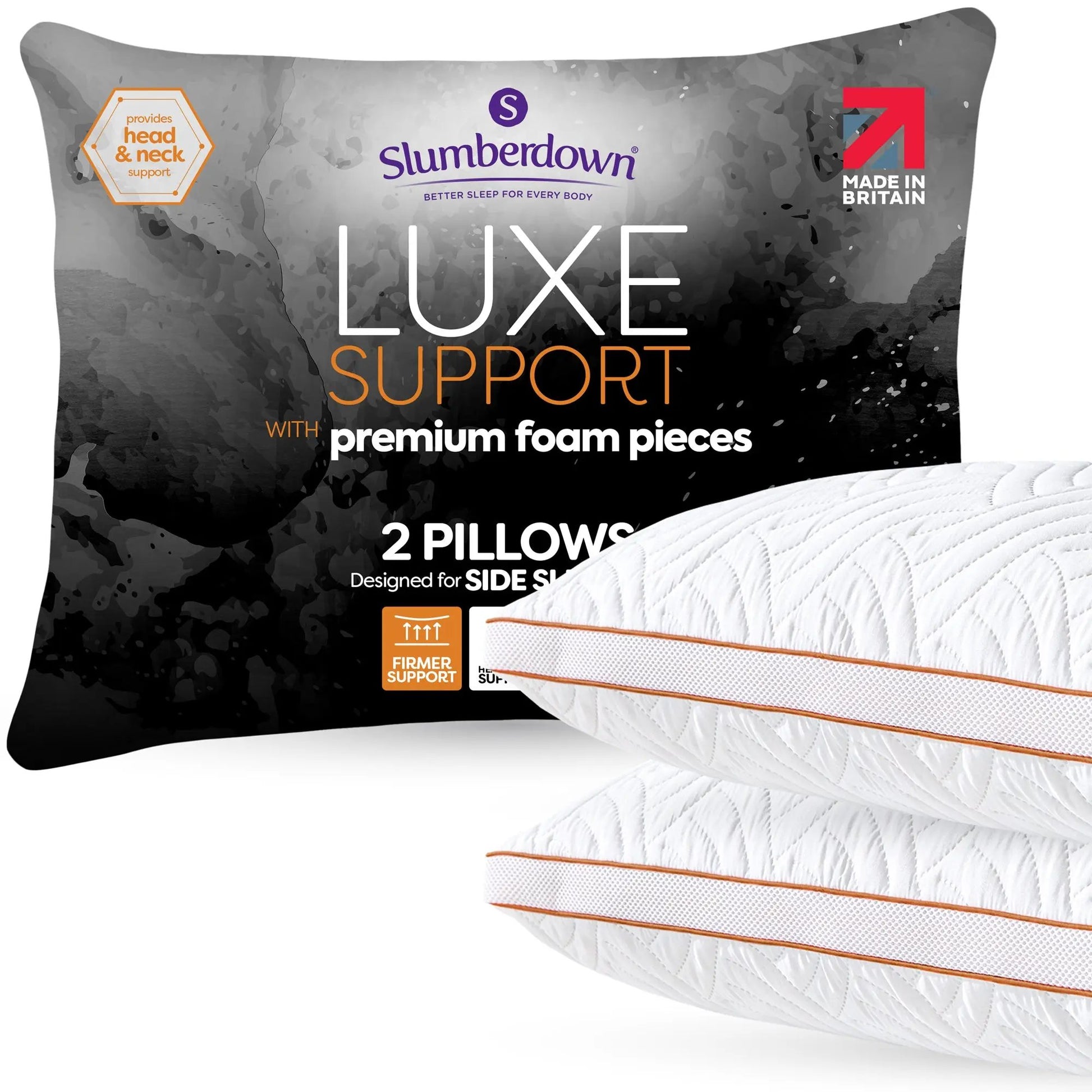 Memory Luxe Pillow - Firm Support Slumberdown