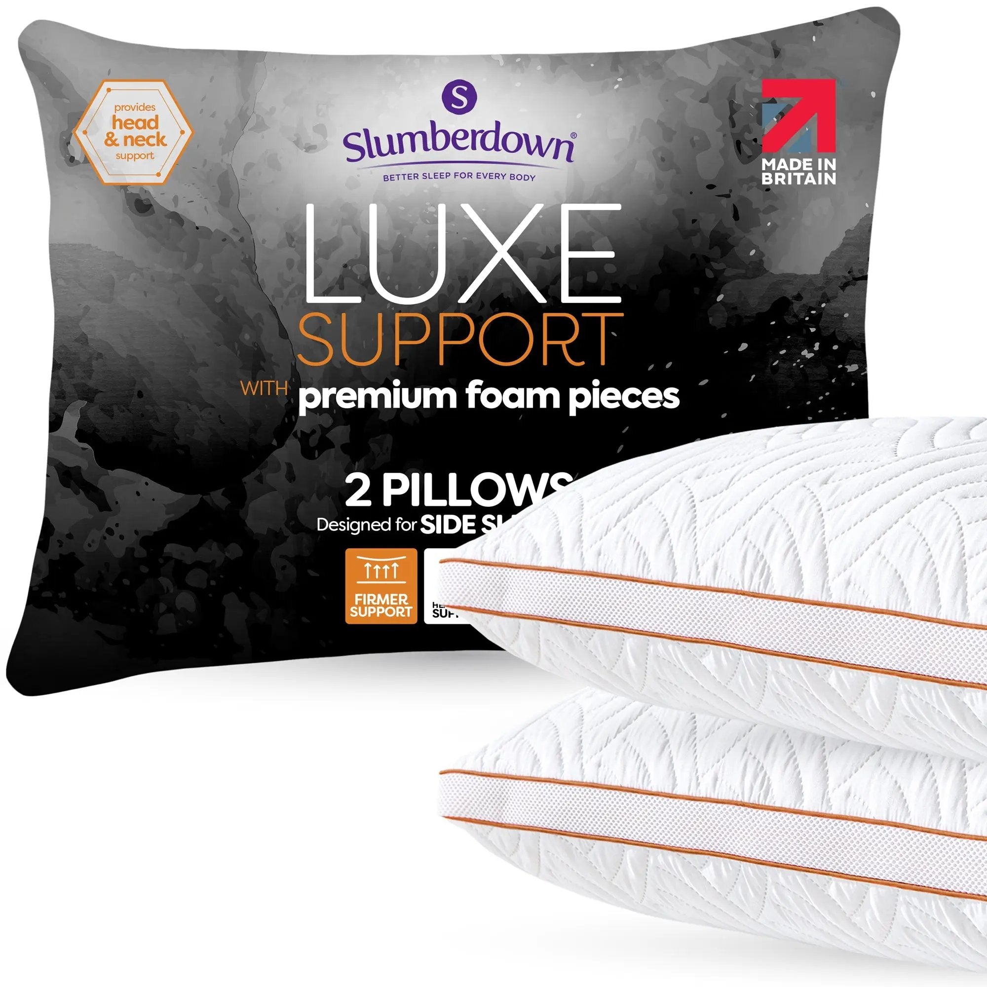 Memory Luxe Pillow - Firm Support Slumberdown