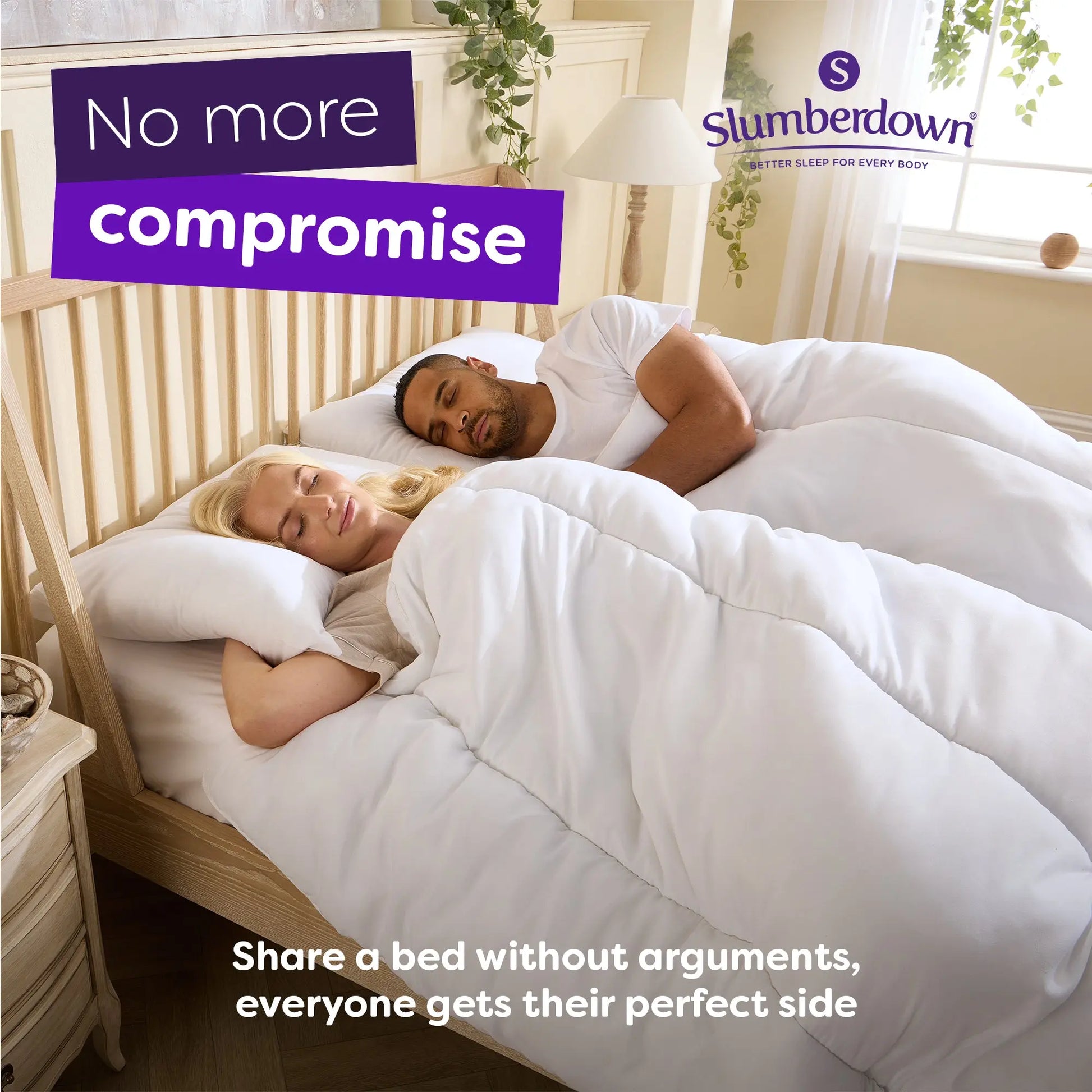 Made For You Two 4.5 / 10.5 TOG Duvet Slumberdown