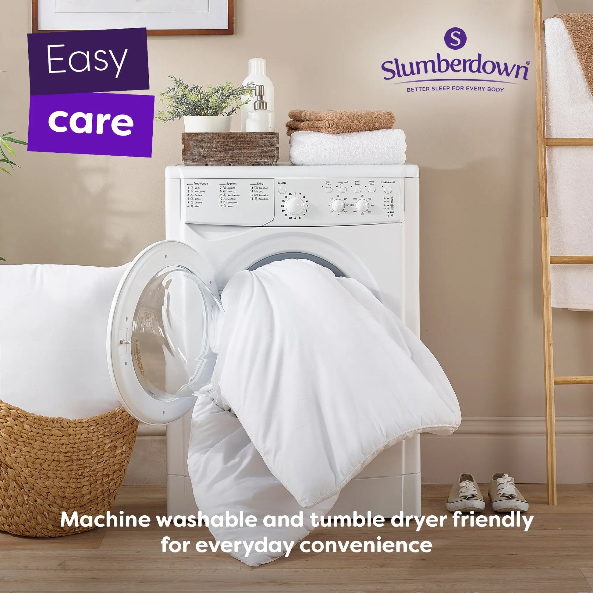 Made For You Two 4.5 / 10.5 TOG Duvet Slumberdown