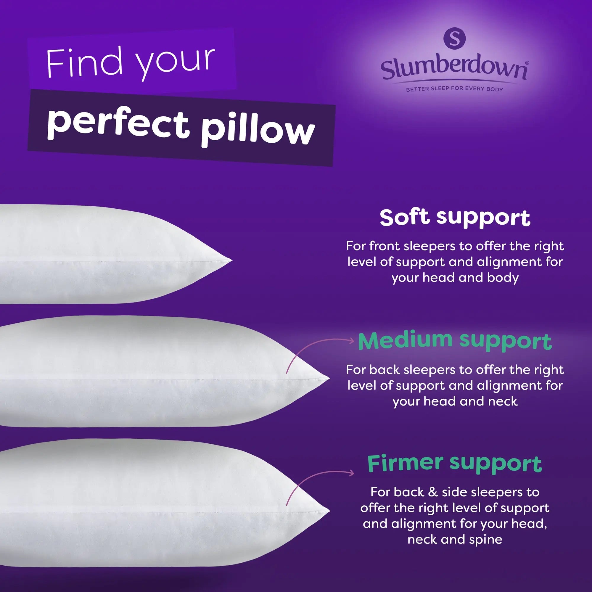 Made For You Two Pillow Slumberdown