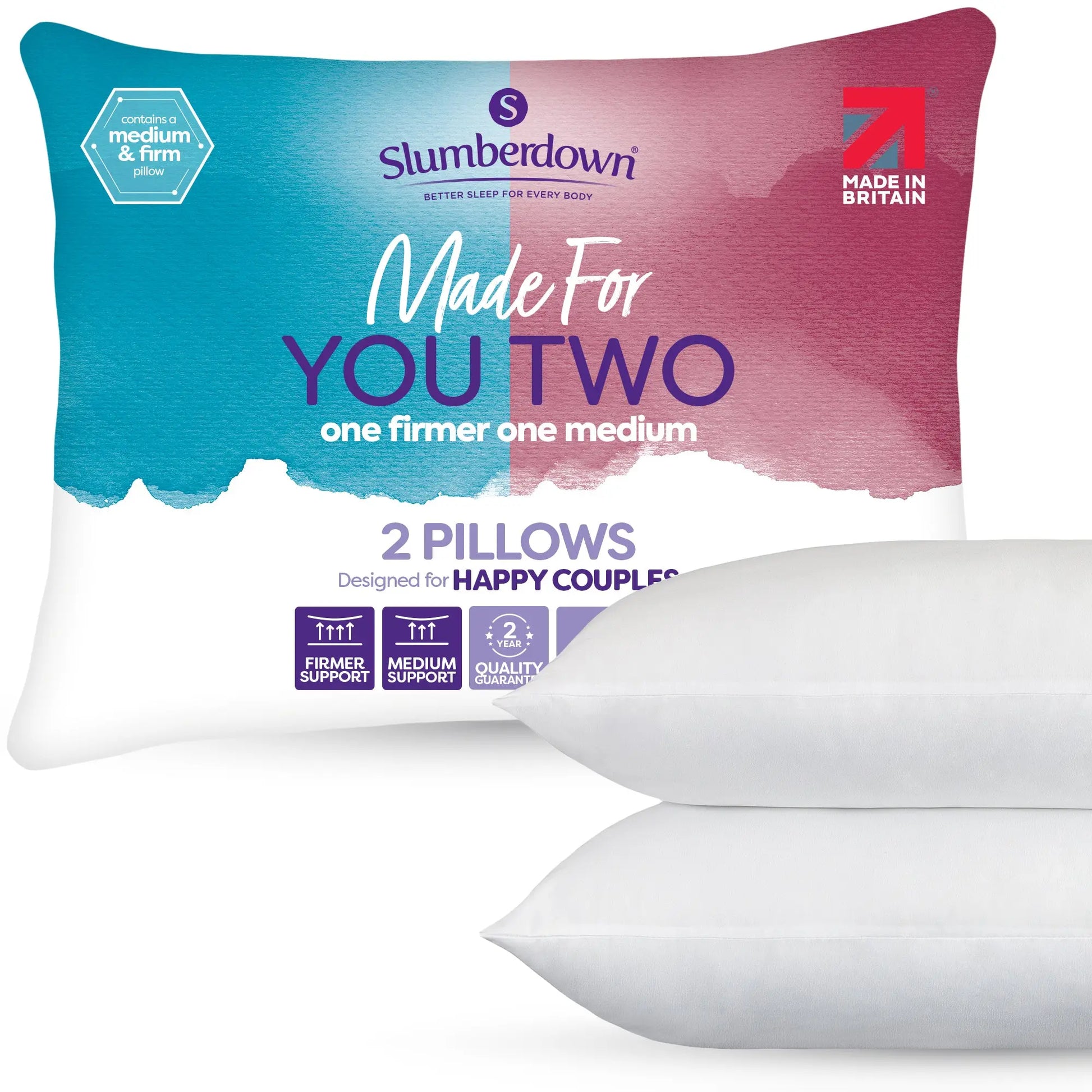 Made For You Two Pillow Slumberdown