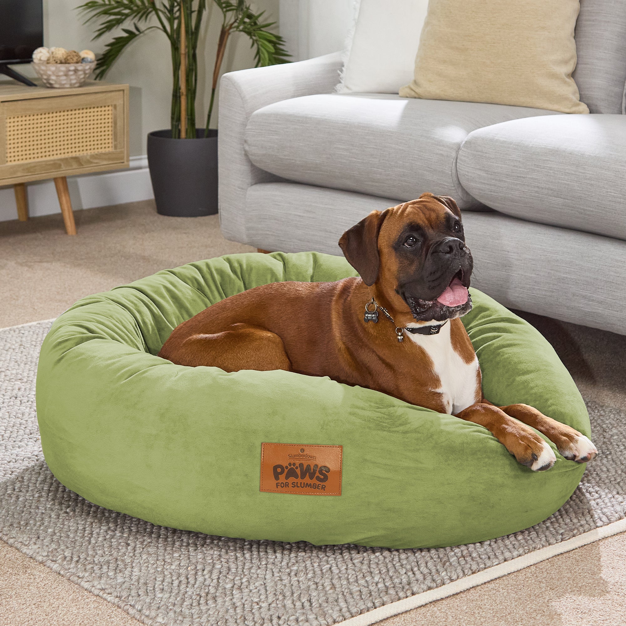 Paws for Slumber Donut Pet Bed