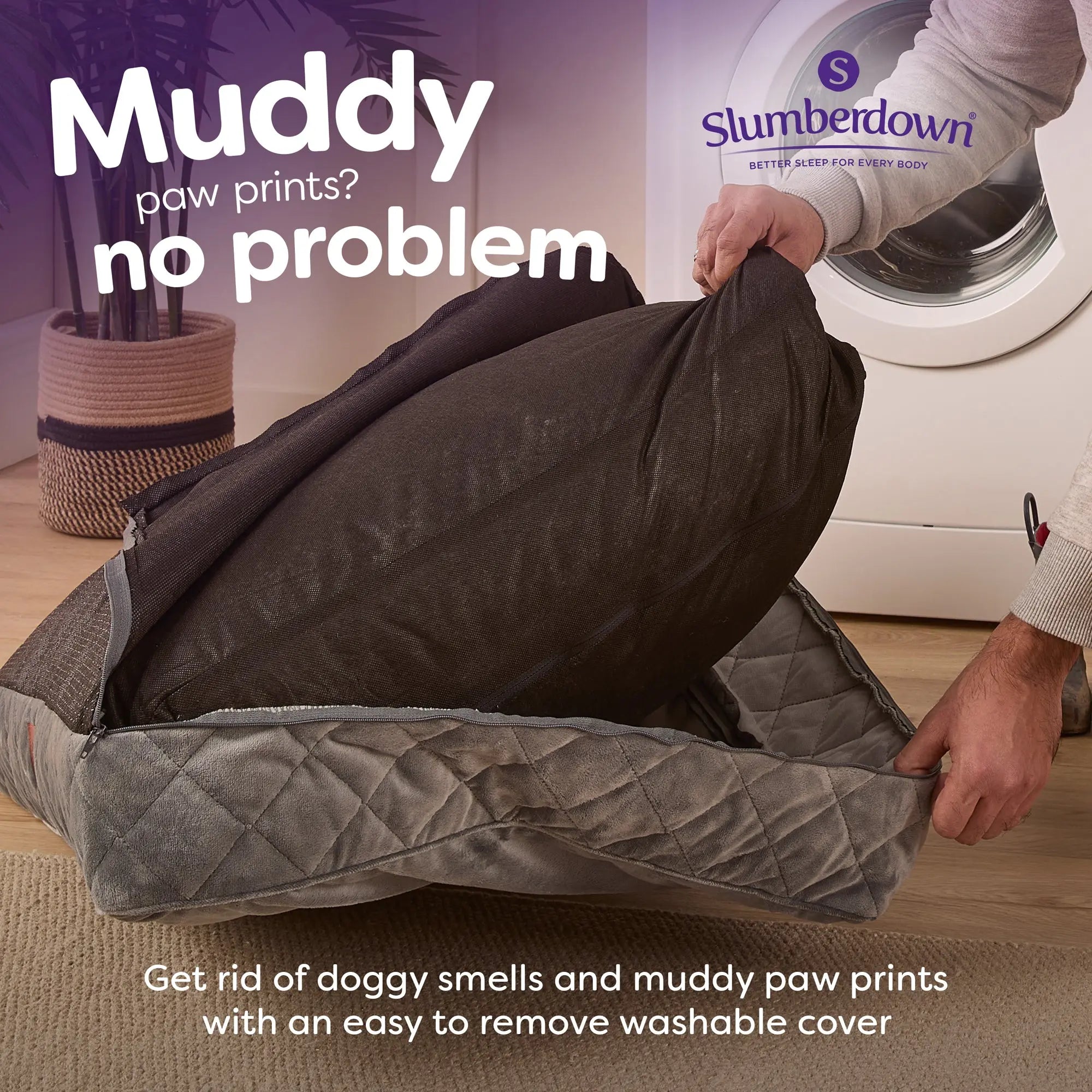 Paws for Slumber Luxury pet bed Slumberdown