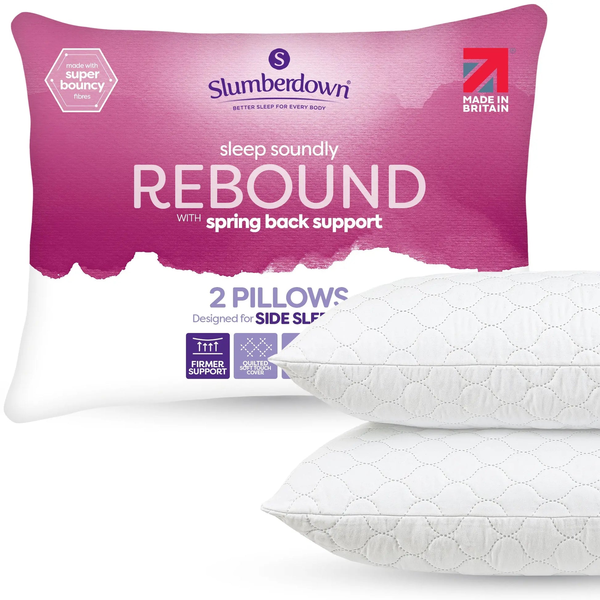 Sleep Soundly Rebound Pillow Slumberdown