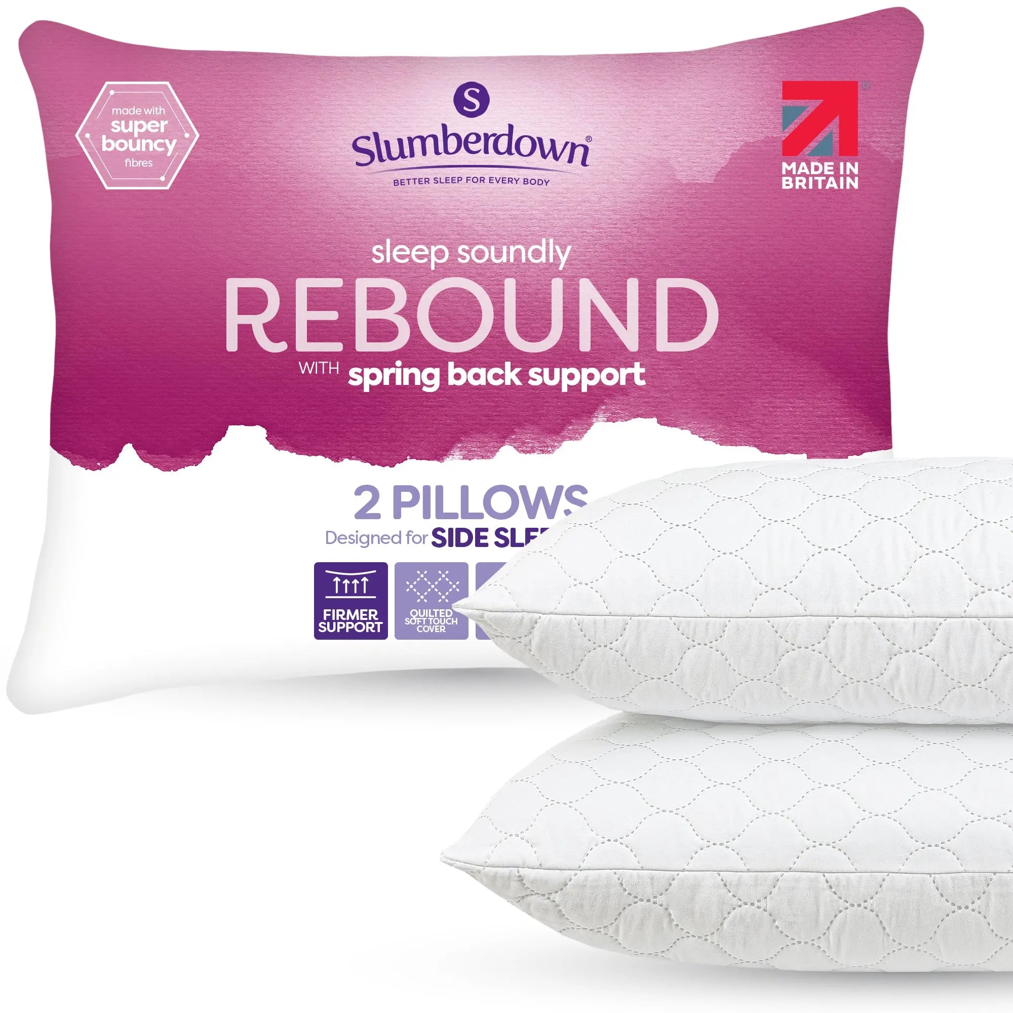 Sleep Soundly Rebound Pillow Slumberdown