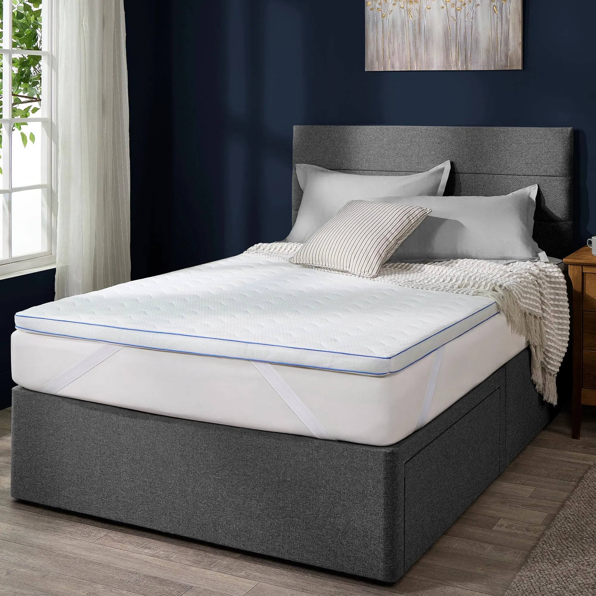 Memory Foam Gel Mattress Topper Slumberdown