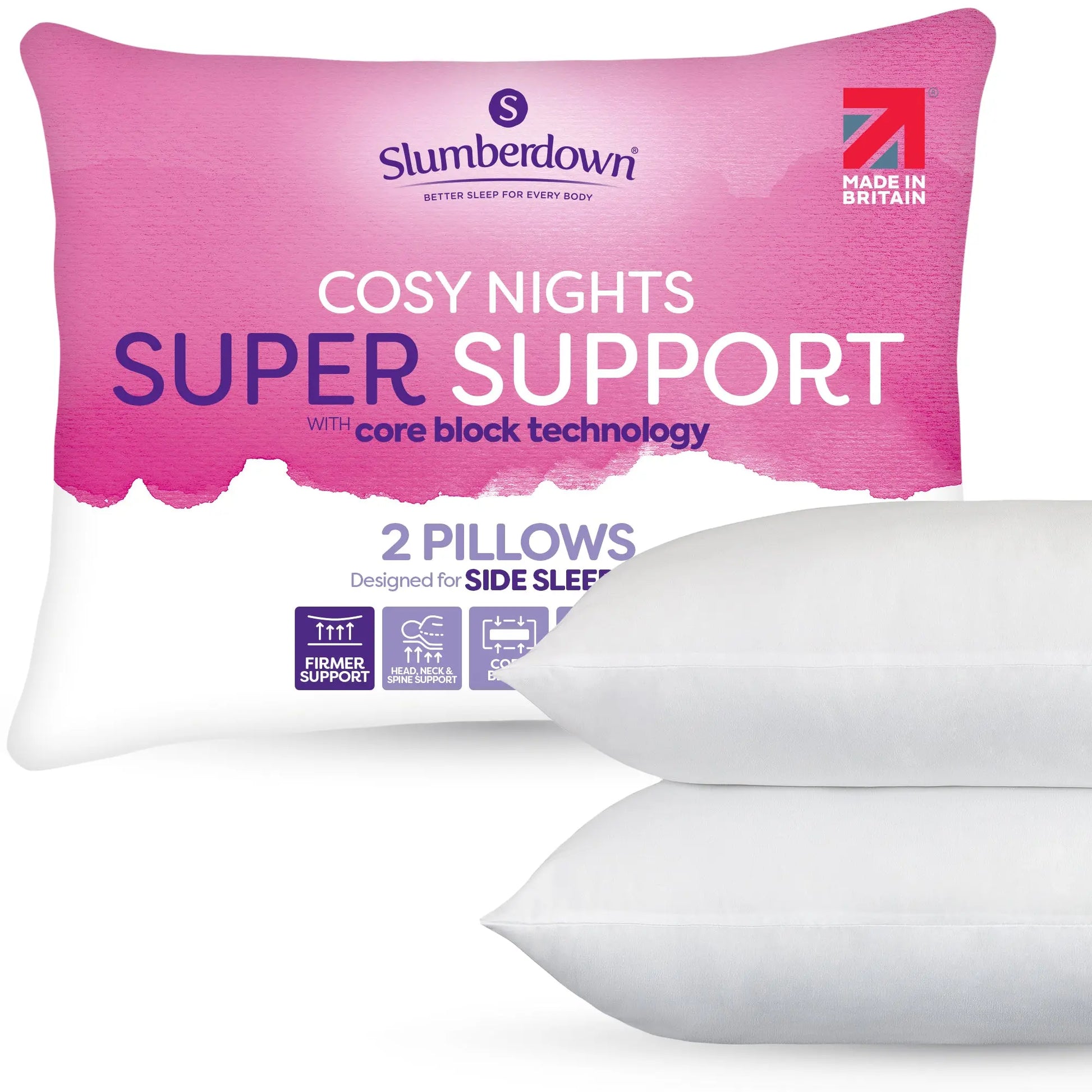 Cosy Nights Super Support Pillow Slumberdown
